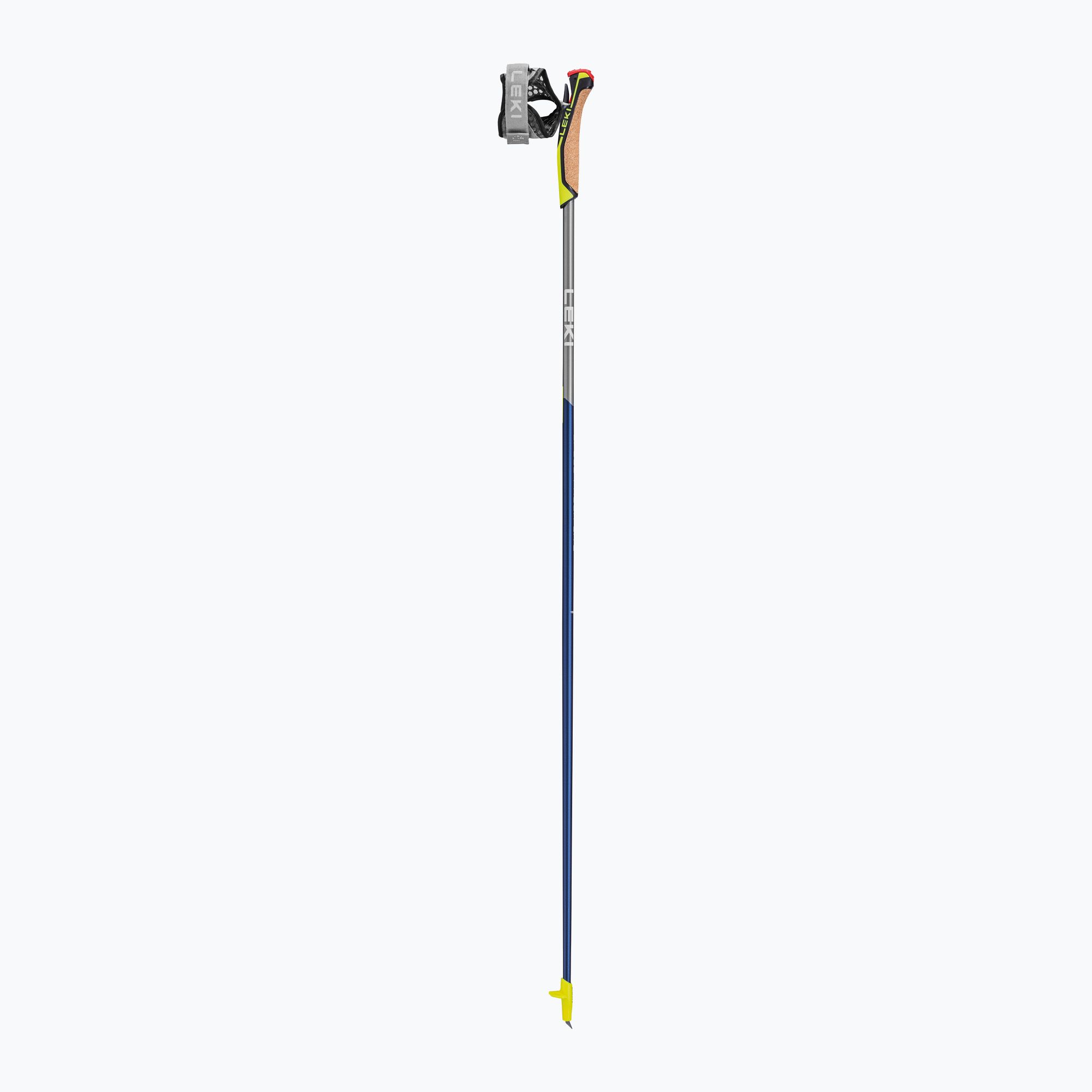 LEKI Speed Pacer Lite bastoncini da nordic walking blu navy e argento 65325501105