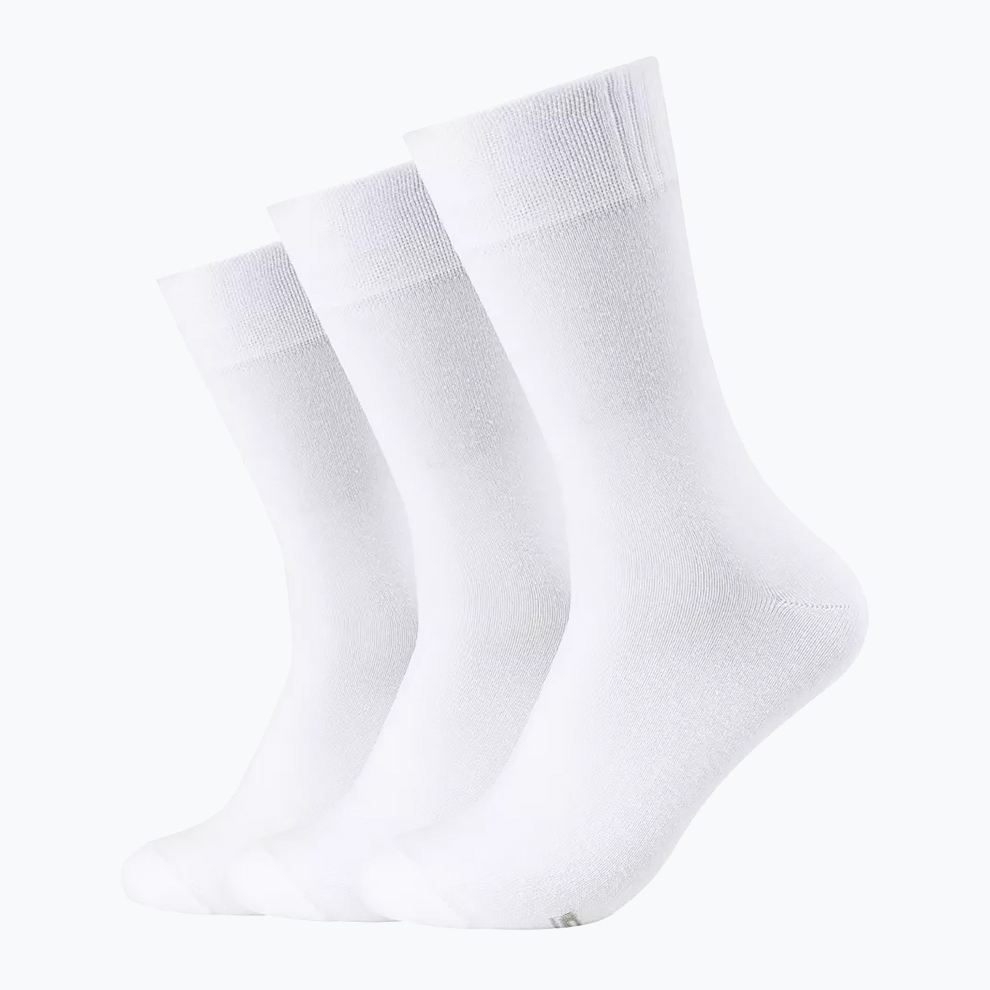 Skechers uomo Basic 3 paia di calzini bianchi