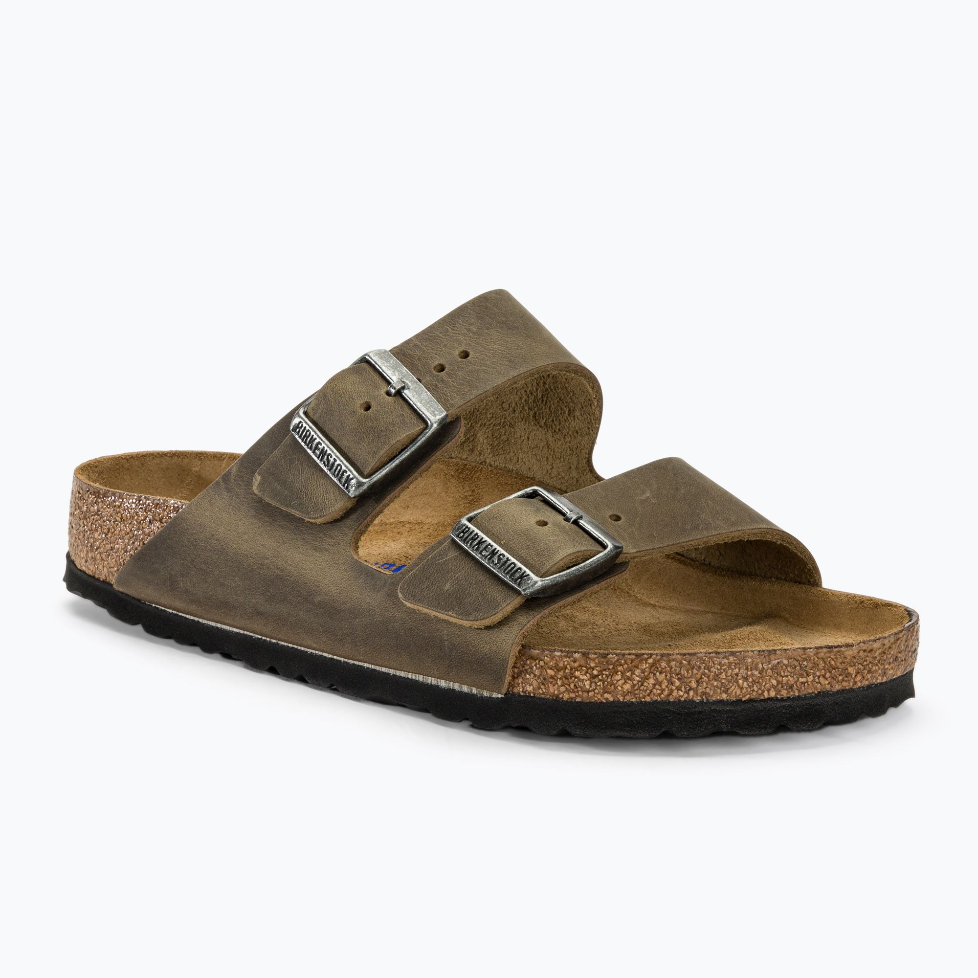 BIRKENSTOCK Arizona SFB LEOI Infradito regolare color kaki sbiadito (43 EU) (Arizona SFB LEOI Regular 1019313)