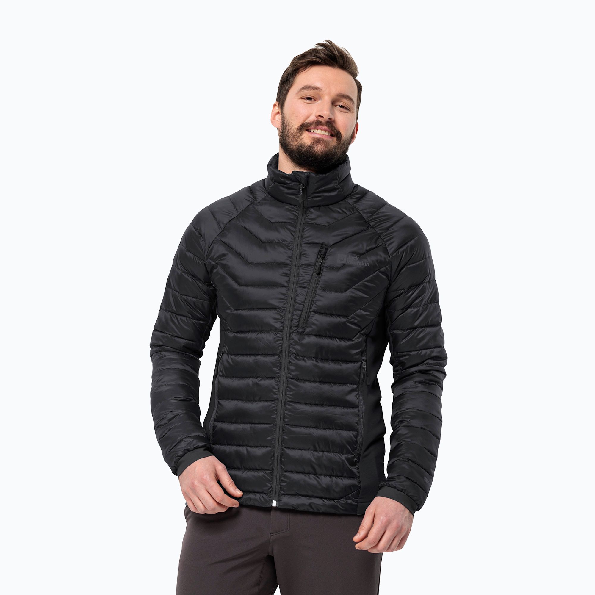 Jack Wolfskin Routeburn Pro Ins piumino da uomo nero (S) (Routeburn Pro Ins 1206862)
