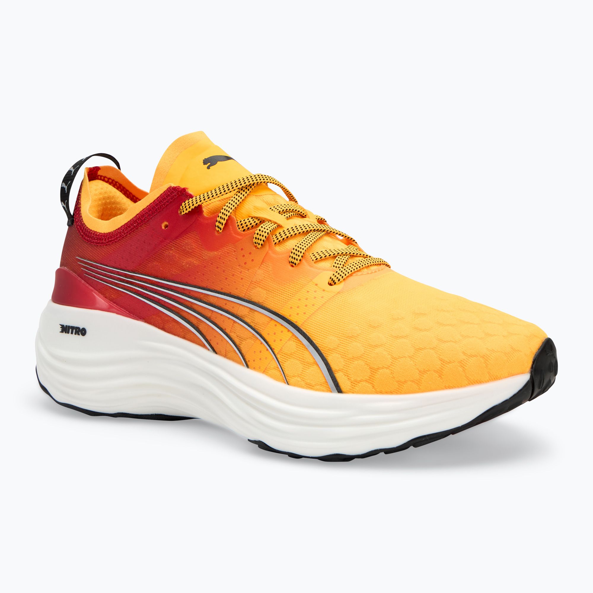Scarpe da corsa da uomo PUMA ForeverRun Nitro Fade sun stream/sunset glow/puma bianco (41 EU) (ForeverRun Nitro Fade 310479 01)