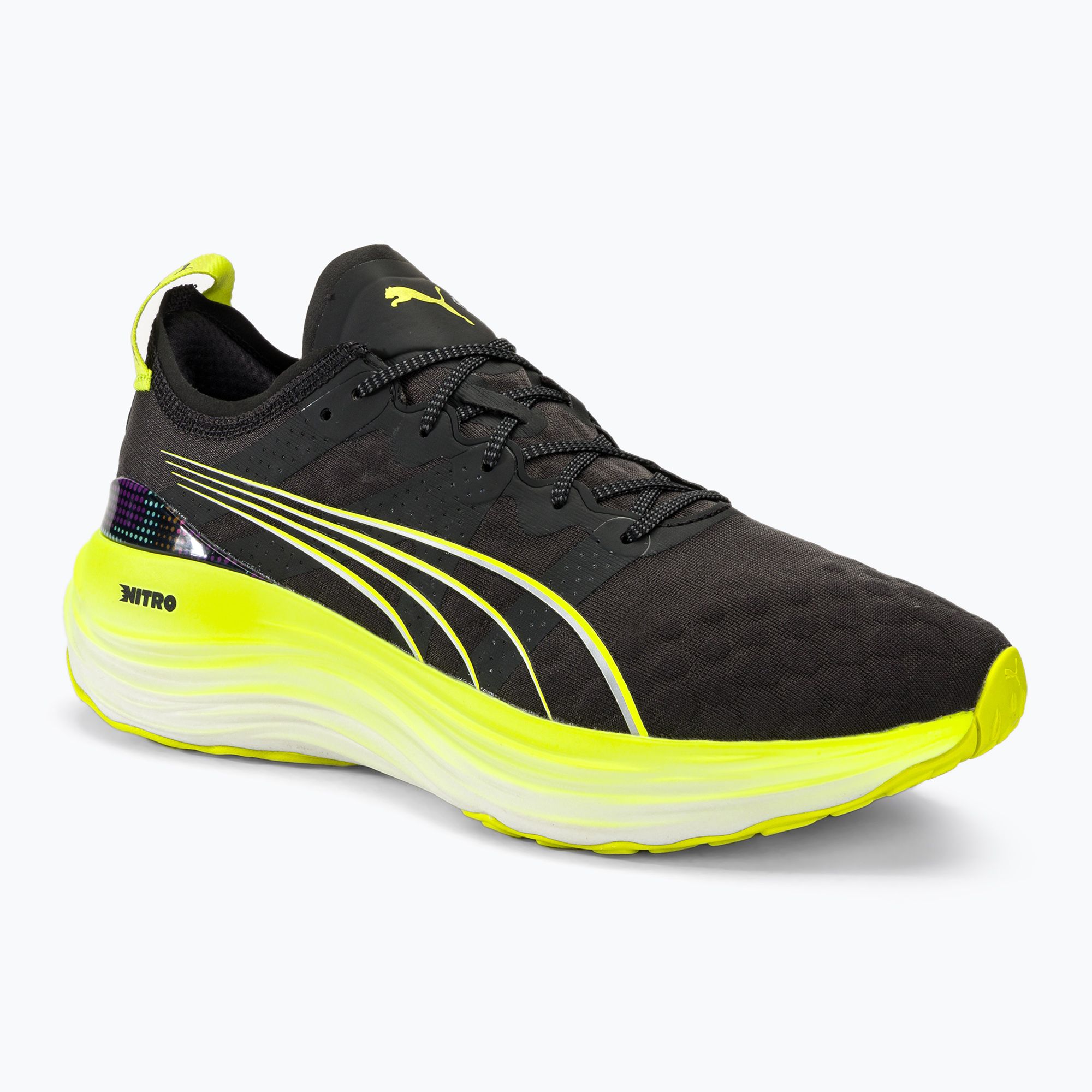Scarpe da corsa da uomo PUMA Foreverrun Nitro Psychedelic Rush nero (42 EU) (Foreverrun Nitro Psychedelic Rush 380073-01)