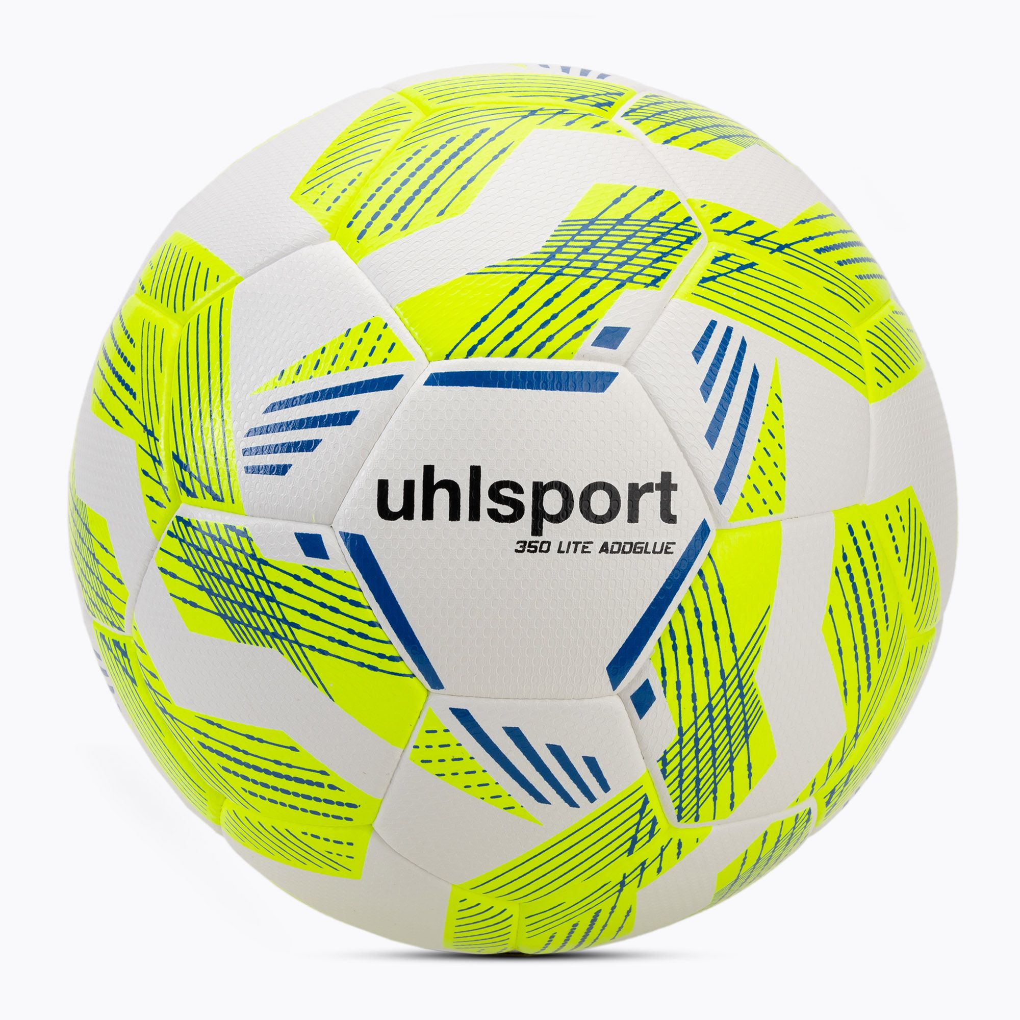 Calcio uhlsport 350 Lite Addglue bianco / giallo fluo / blu scuro dimensioni 5 (5) (350 Lite Addglue 100177001)