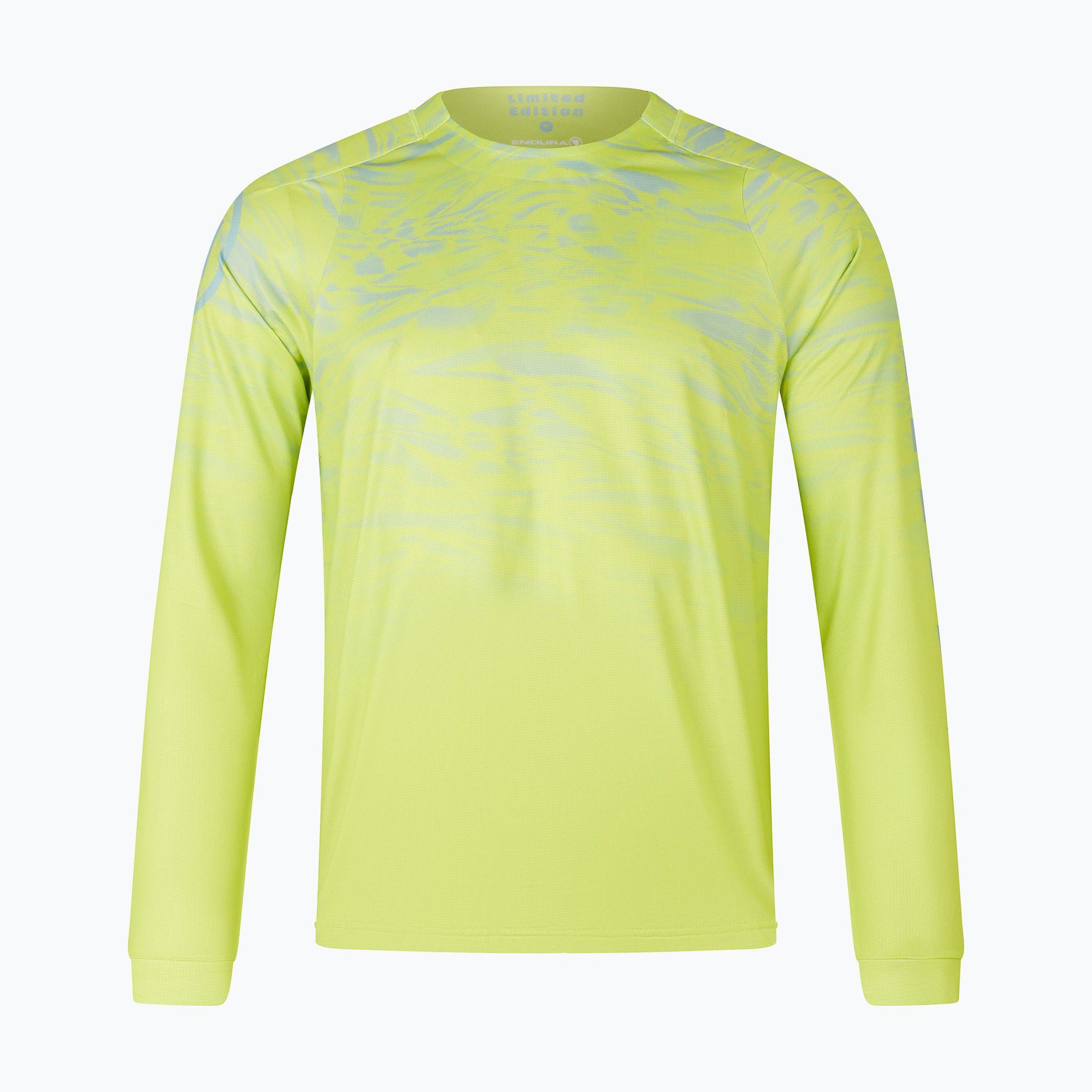 Manica lunga ciclismo da uomo Endura Marble Ltd Stampato verde lime (XL) (Marble Ltd Printed E5110LG)