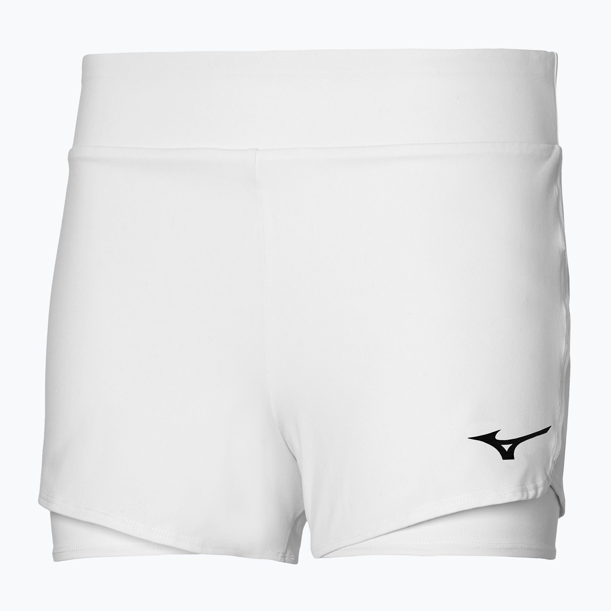 Pantaloncini da tennis da donna Mizuno Flex Short bianco (L) (Flex Short 62GB121501)