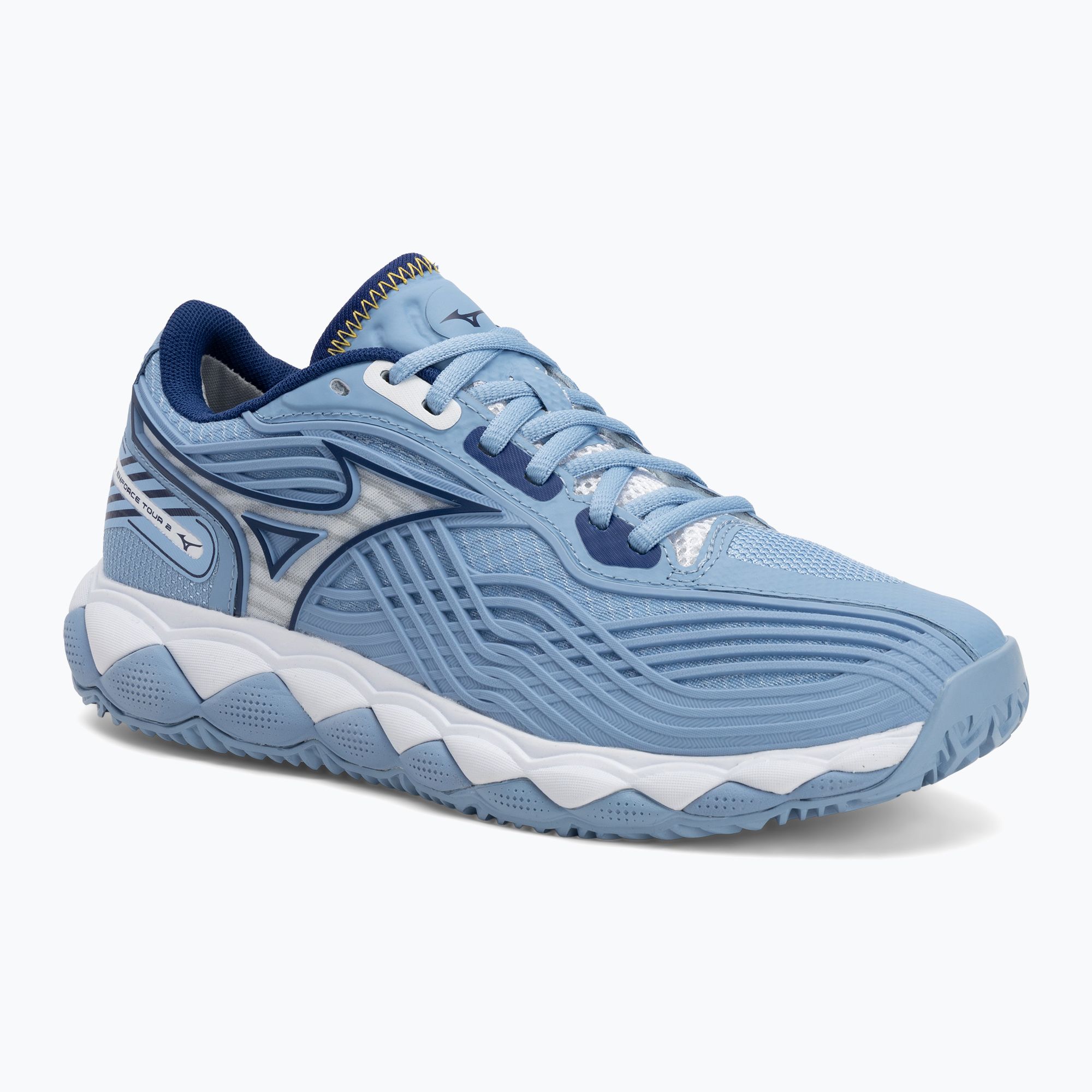 Scarpe da tennis donna Mizuno Wave Enforce Tour 2 CC bel air blue/ white/ bellwether blue (38 EU) (Wave Enforce Tour 2 CC 61GC250524)