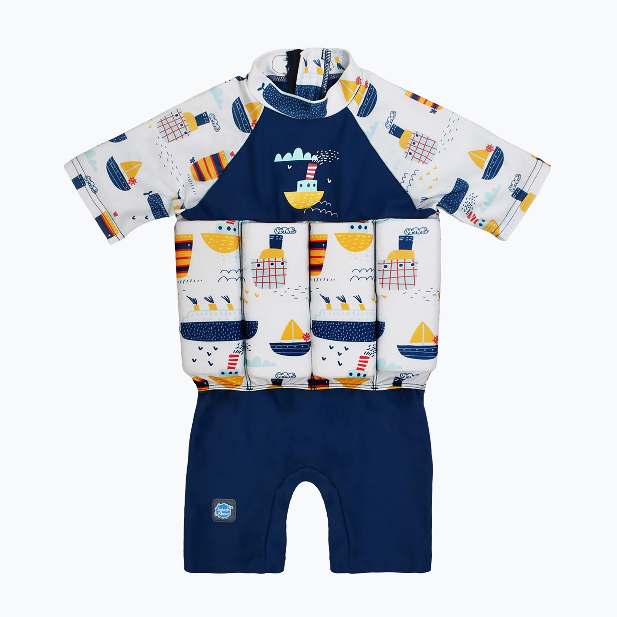 Costume da bagno con maniche Splash About per bambini rimorchiatori (2-4 Y) (Sleeved Floatsuit SLFSTB1)