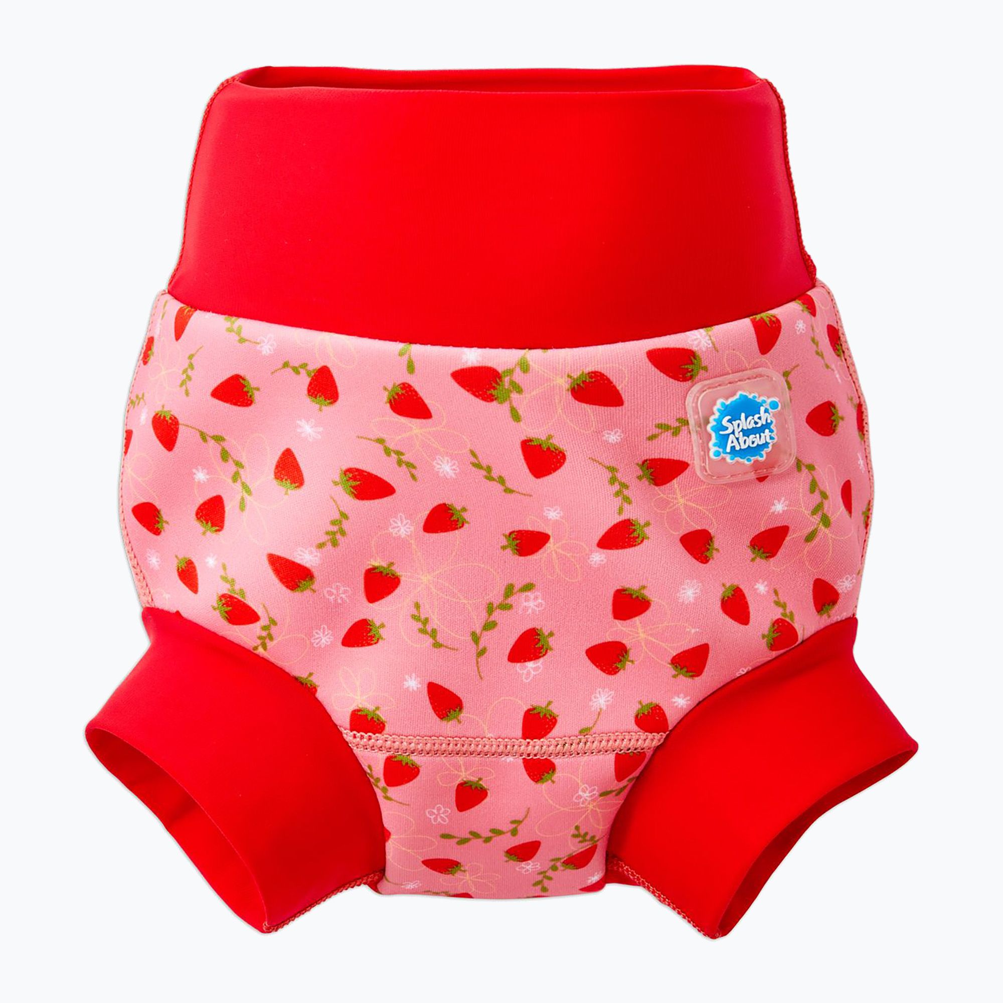 Splash About Happy Nappy Pannolino da bagno con campo di fragole (0-3 M) (Happy Nappy HNSFL)
