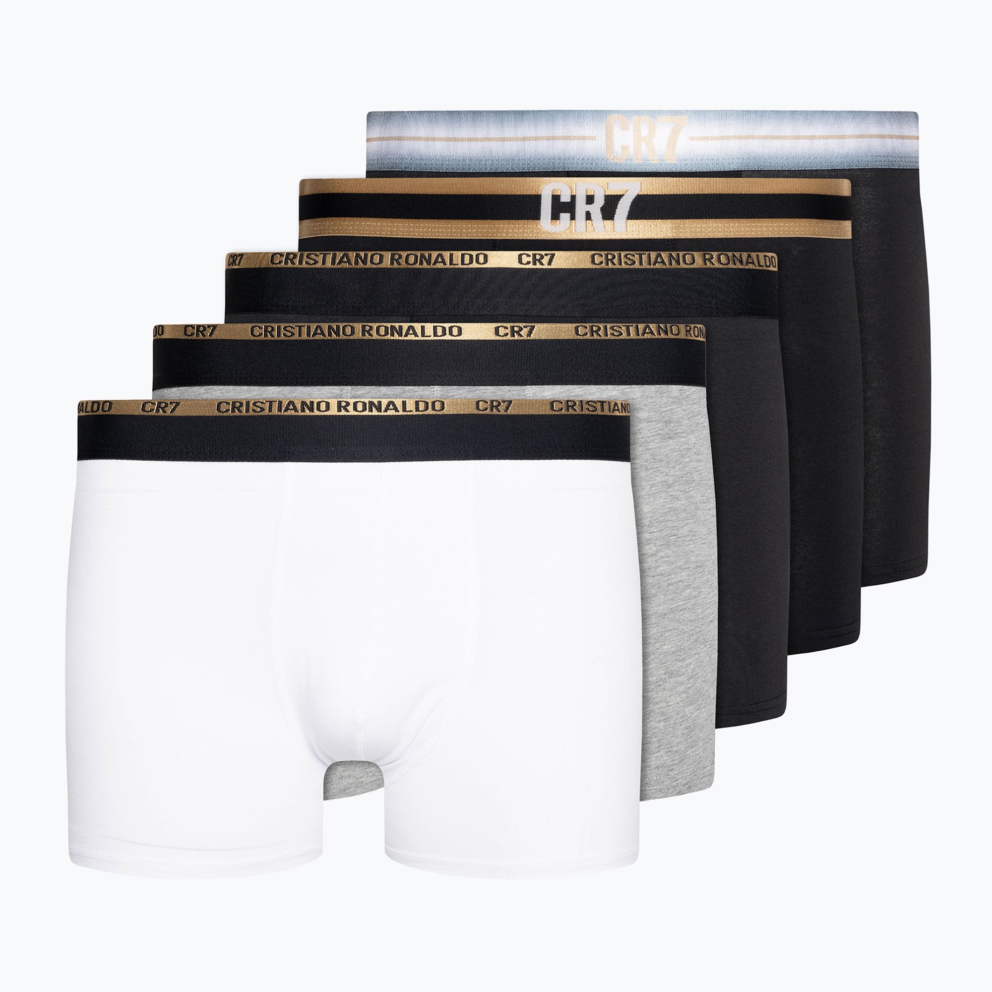 Boxer CR7 Basic Trunk da uomo 7 paia multicolore