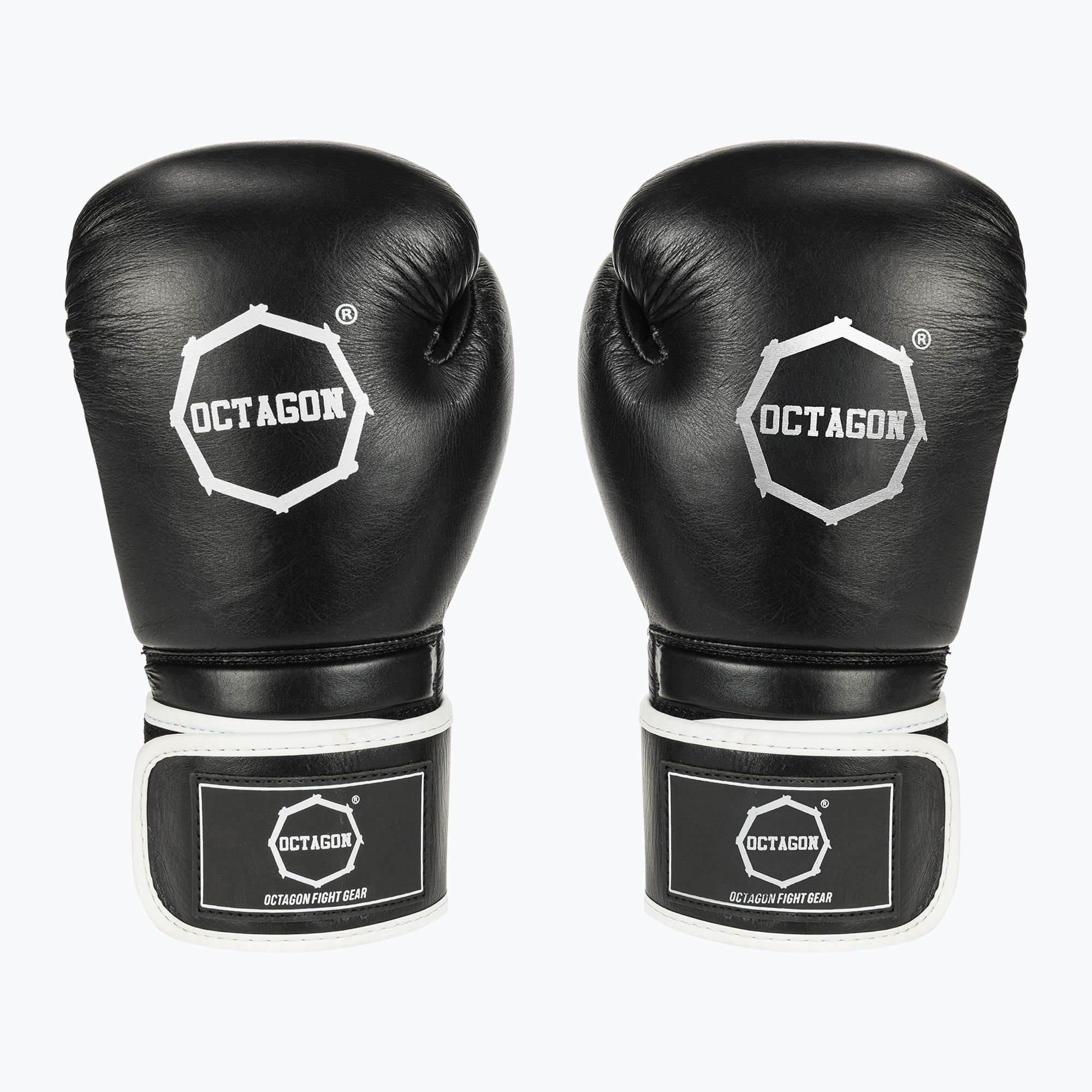 Guantoni da boxe Octagon Agat bianco/nero (12) (Agat 10041-PRB)