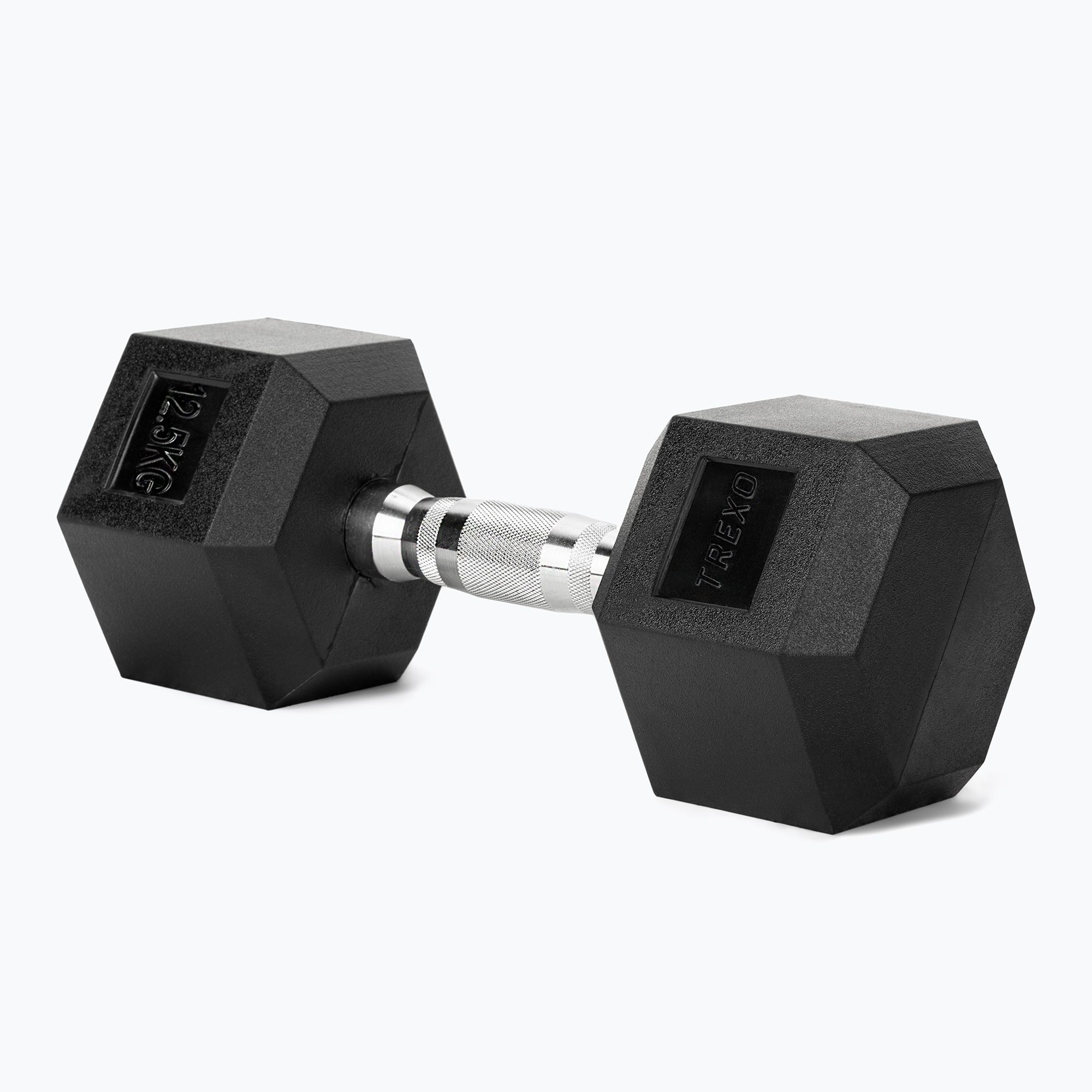 Manubrio gommato TREXO Hex 12,5 kg (12.5 kg) (Hex HXD125)
