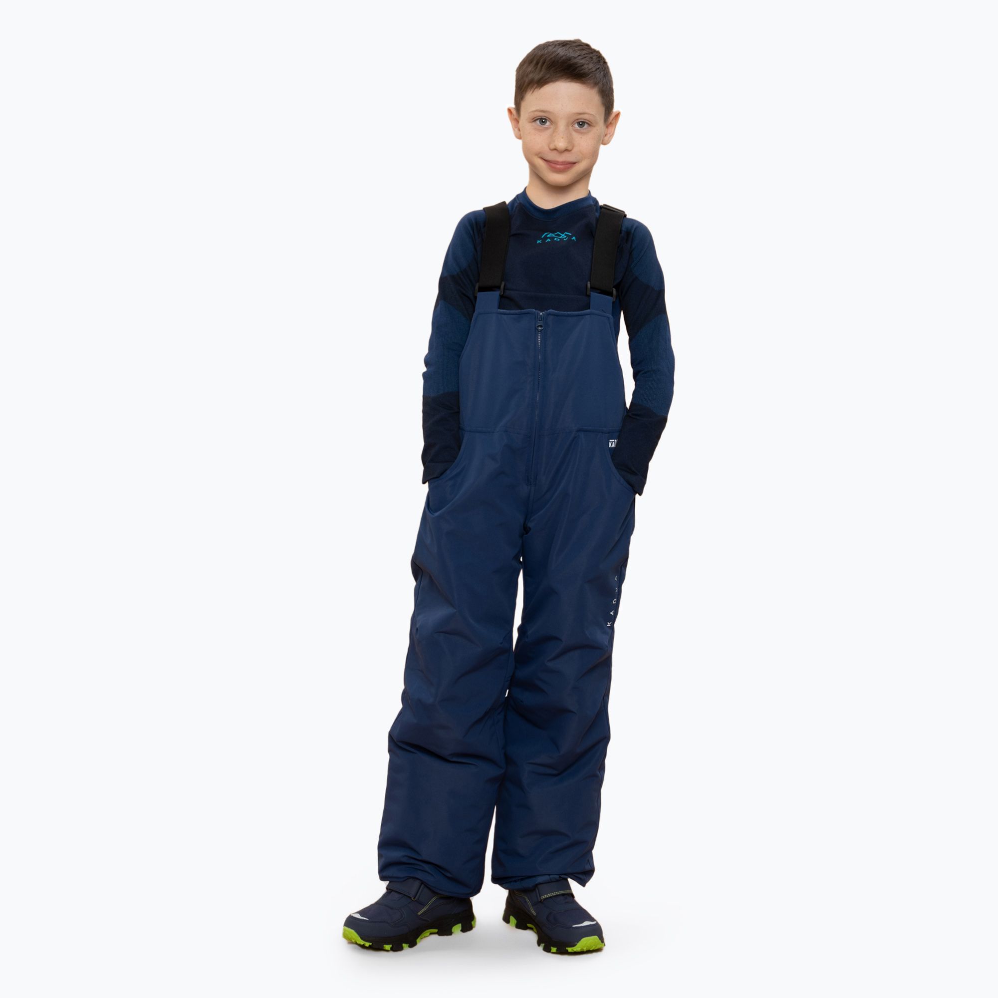 KADVA Skiro Pants Jrb pantaloni da sci per bambini blu navy (148) (Skiro Pants Jrb KDV-B4AP063-NV)