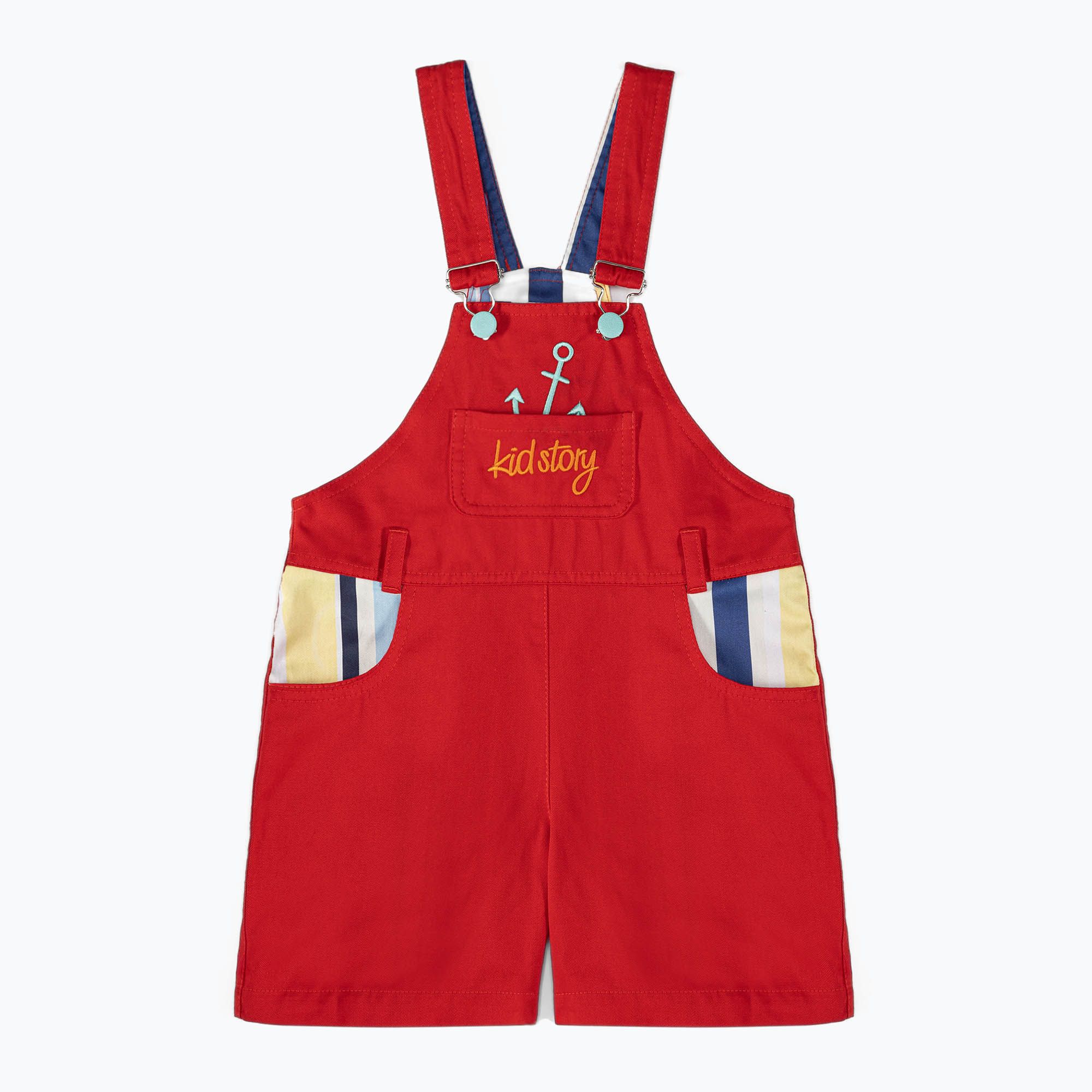 KID STORY pantaloncini corti da bambino a righe marine (134-140) (krótkie DUNGAMARINSTRIP)