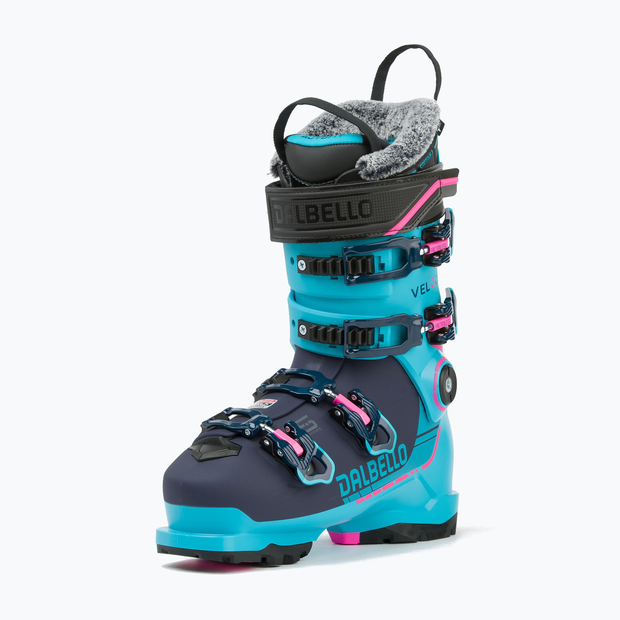 Scarponi da sci da donna Dalbello Veloce 105 MV W blu caraibi/blu scuro (25.5 cm) (Veloce 105 MV W D2403007.10)