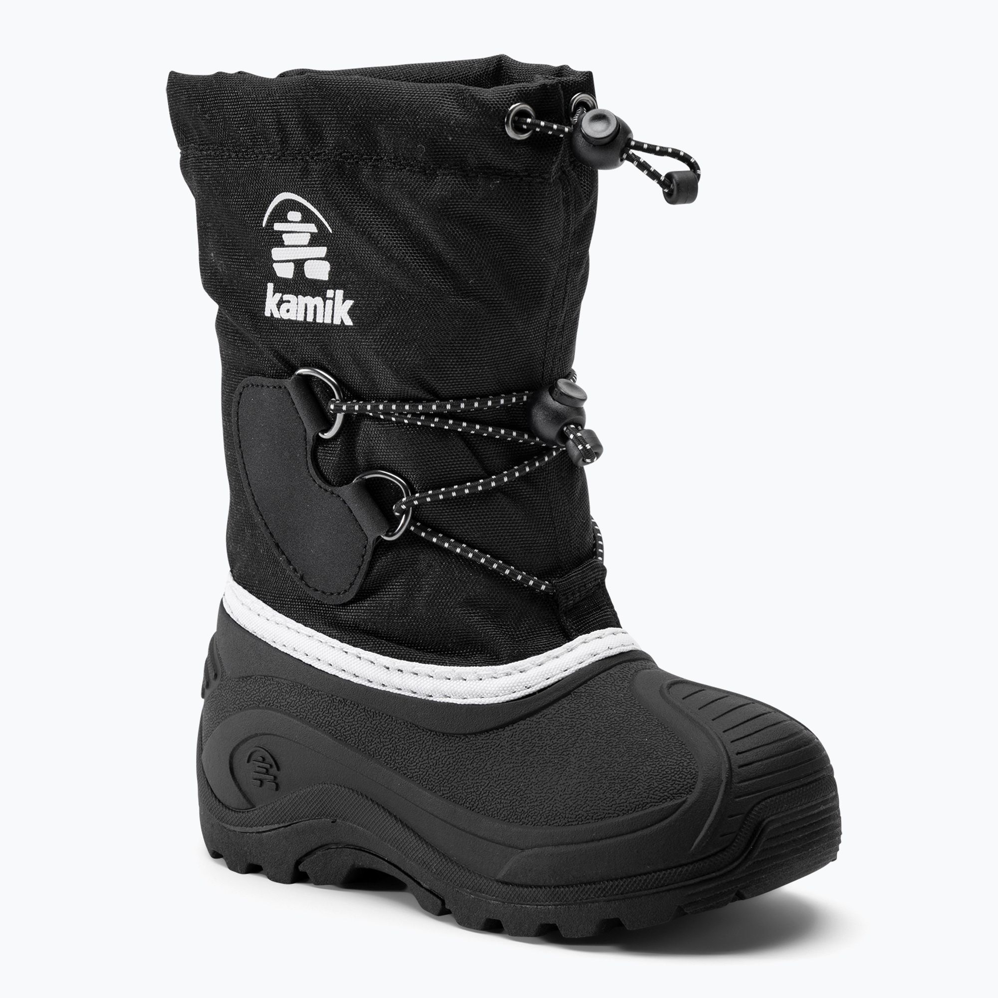 Kamik Southpole4 nero/bianco, stivali da neve per bambini (27 EU) (Southpole4 NK8727)