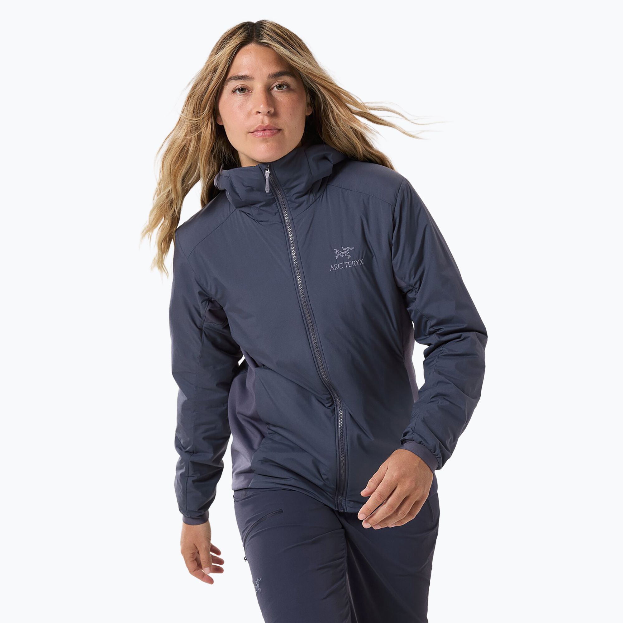 Arc'teryx Atom Hoody giacca isolante da donna zaffiro nero (L) (Atom Hoody X000006780001)