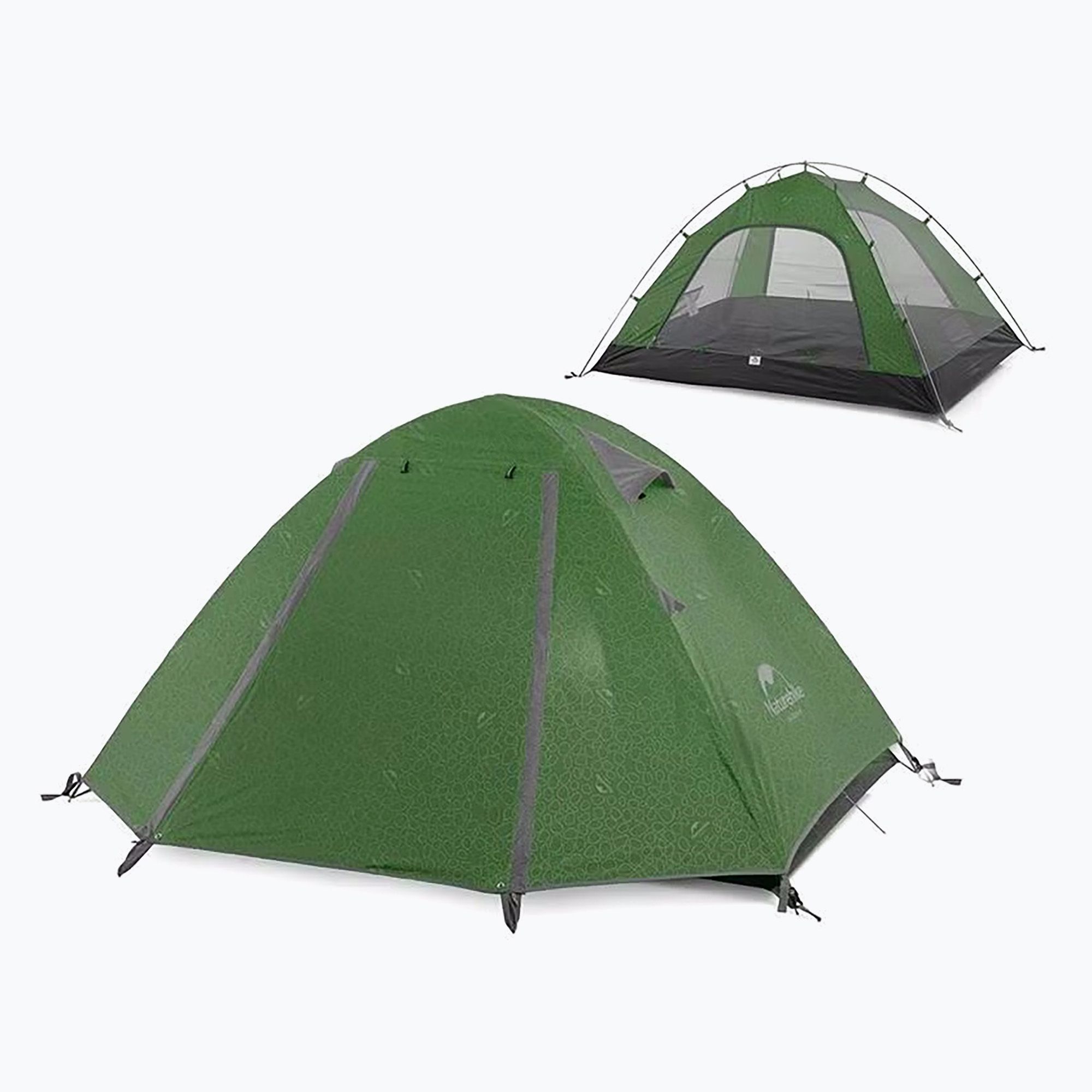 Tenda da trekking per 2 persone Naturehike P-Series 2 verde foresta (P-Series 2 NH18Z022-P)