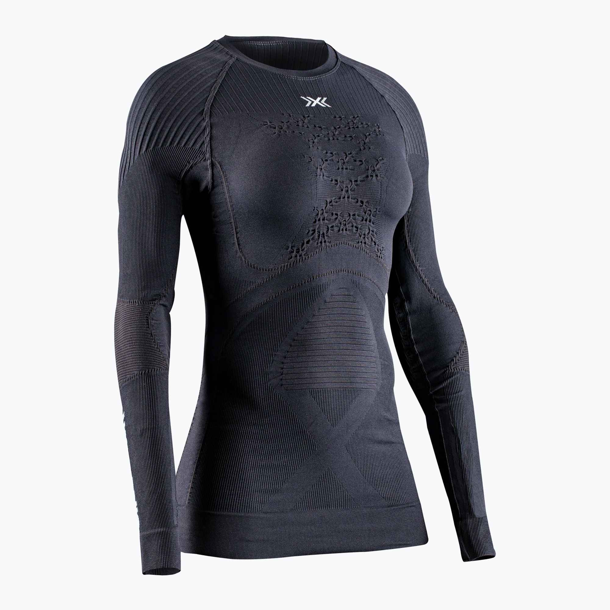 Maglia termica donna a maniche lunghe X-Bionic Energy Accumulator 4.0 nero opale/bianco artico (S) (Energy Accumulator 4.0 EAWT06W19W)