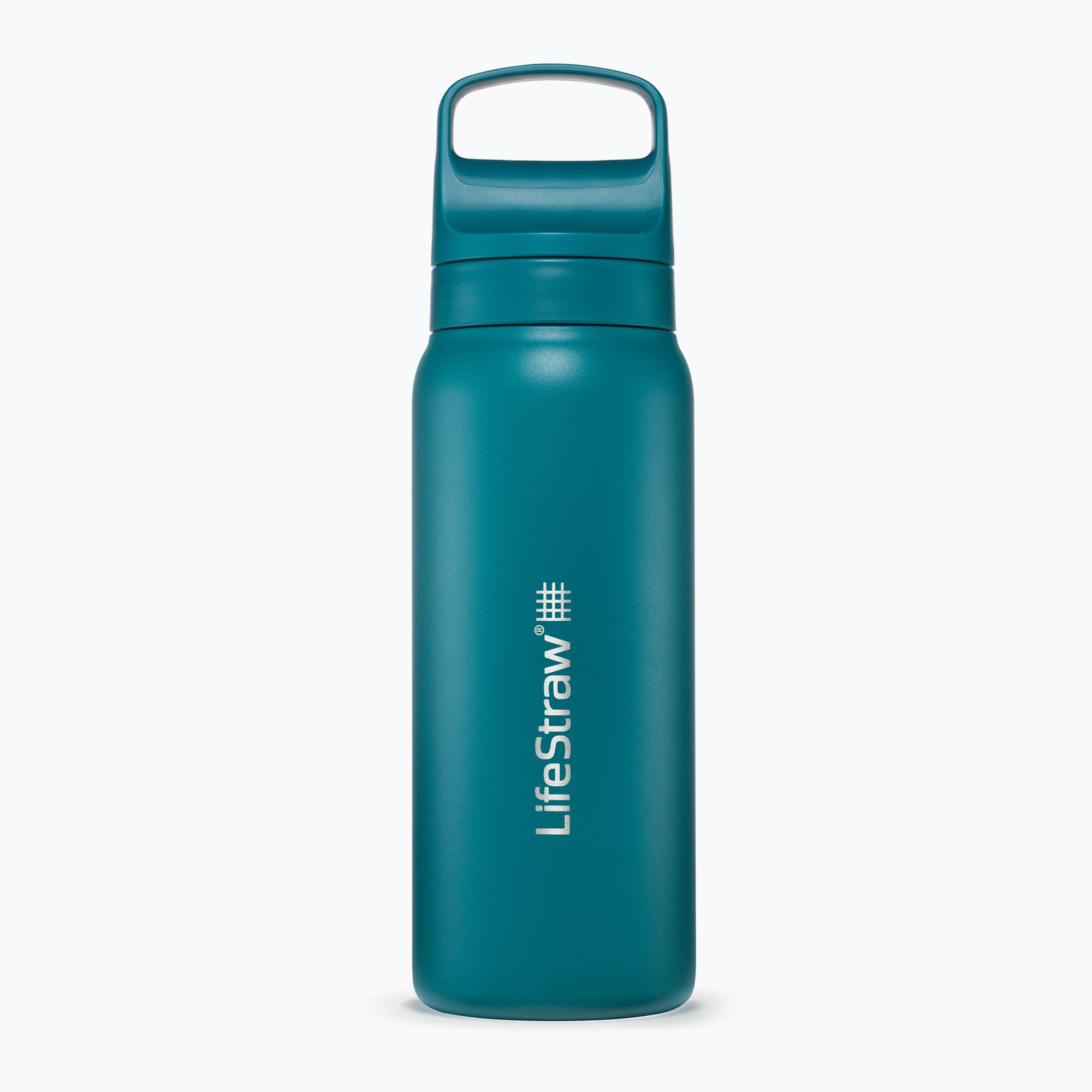 Lifestraw Go 2.0 Bottiglia da viaggio in acciaio con filtro 700 ml lagoon teal (700 ml) (Go 2.0 Steel LGV42STLWW)