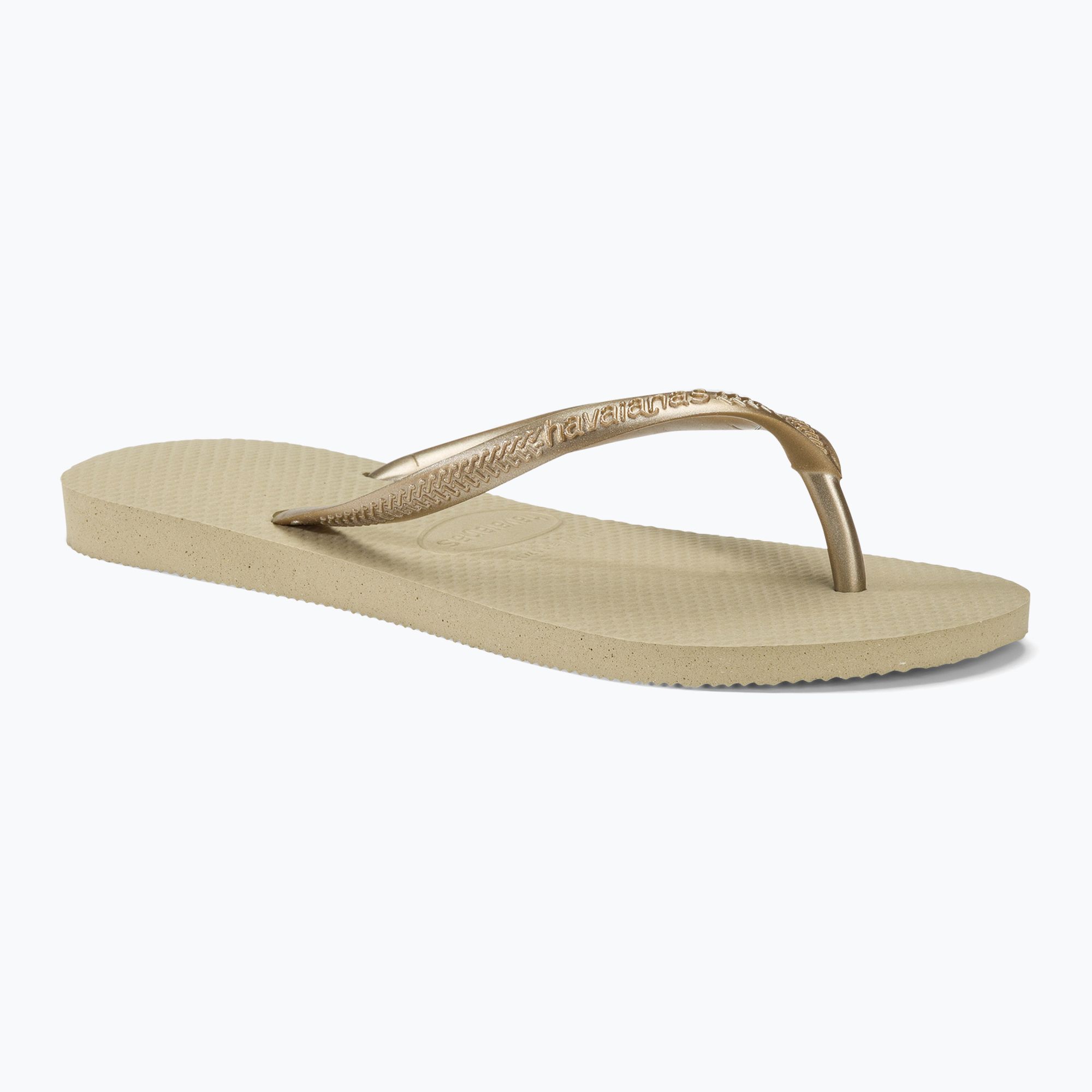 Infradito da donna Havaianas Slim sand grey / light golden (43-44 EU) (Slim H4000030)