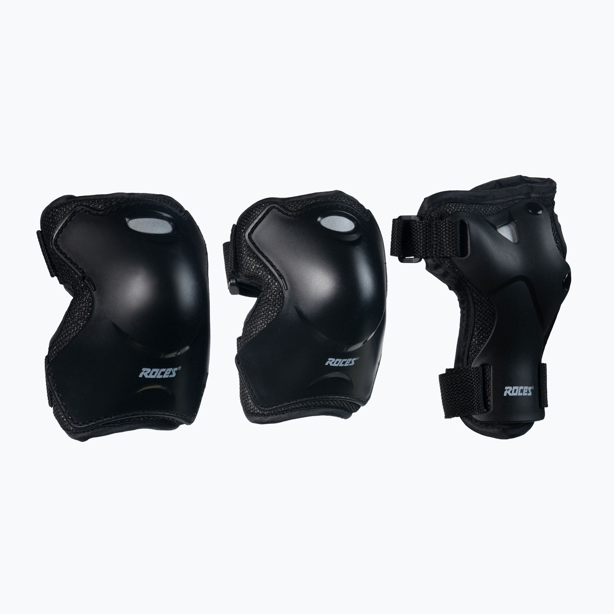 Set di protezioni Roces Super nere (M) (Adult Super 001 301275)