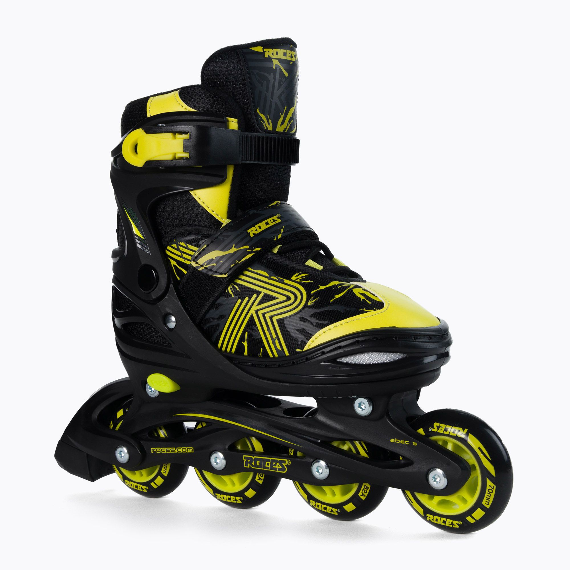 Pattini a rotelle Roces Jokey 3.0 per bambini nero/lime (30-33 EU) (Jokey 3.0 Boy 400845)
