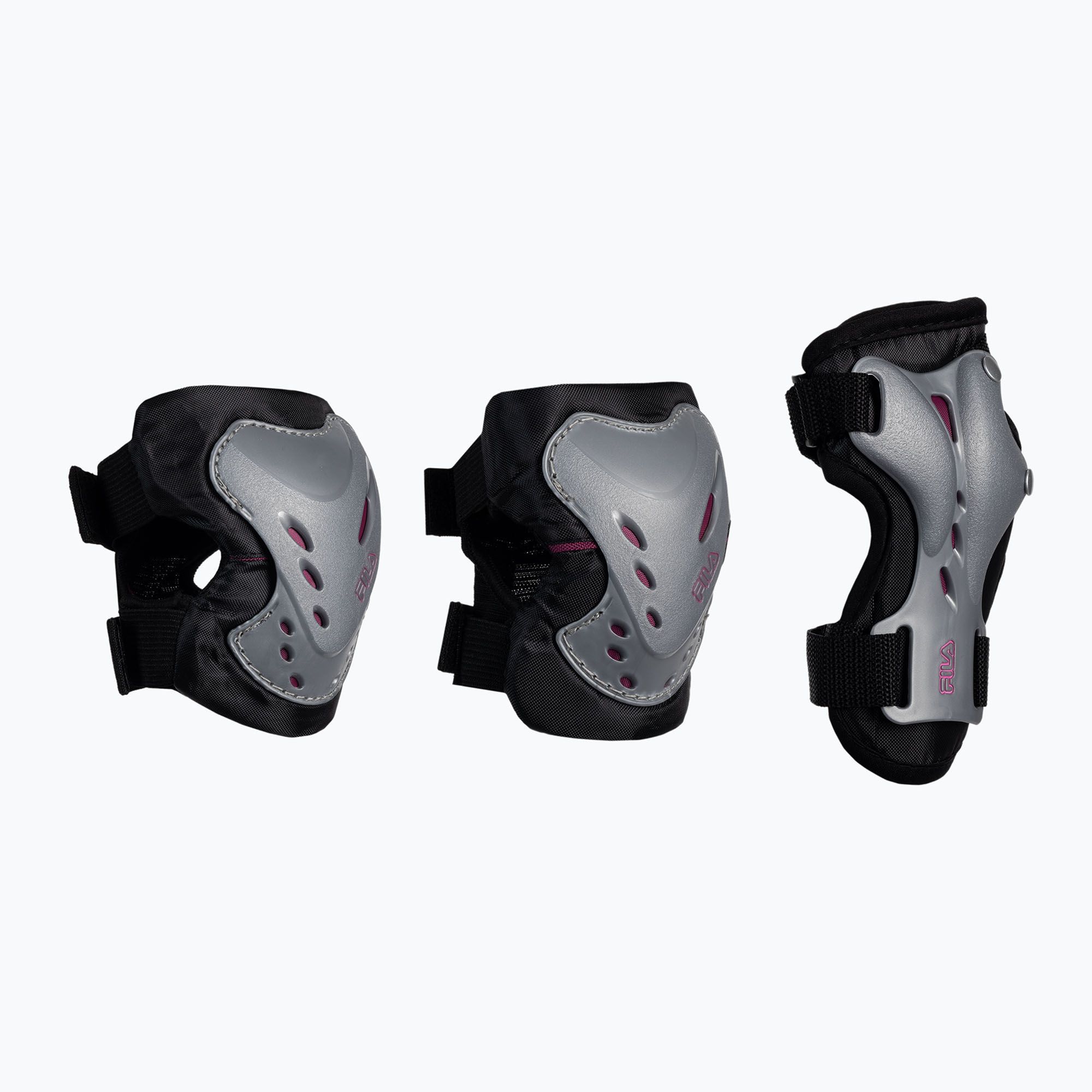 FILA FP Gears set di imbottiture da donna argento/nero/rosa