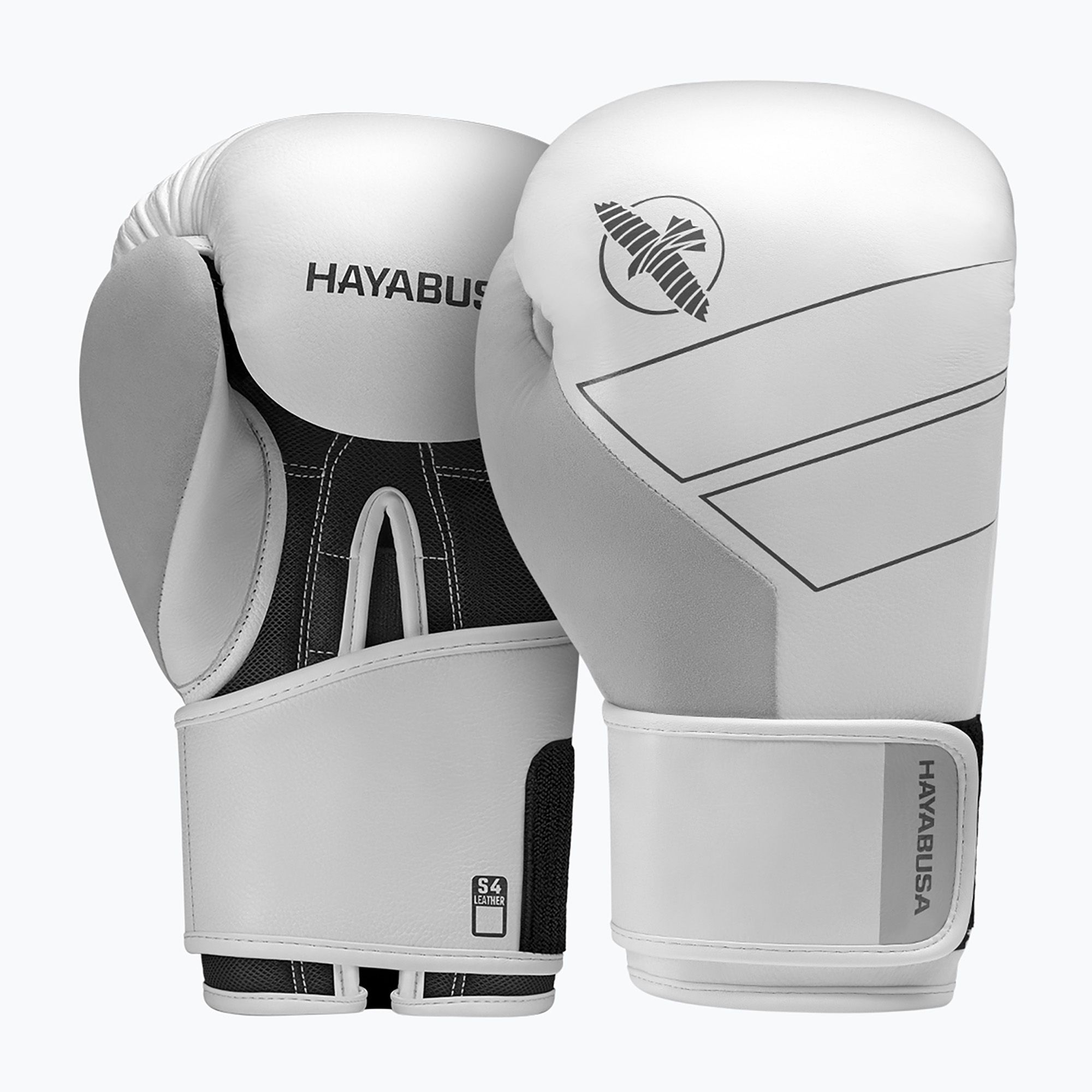 Guantoni da boxe Hayabusa S4 in pelle bianca (10 oz) (S4 Leather S4LBG-WH)