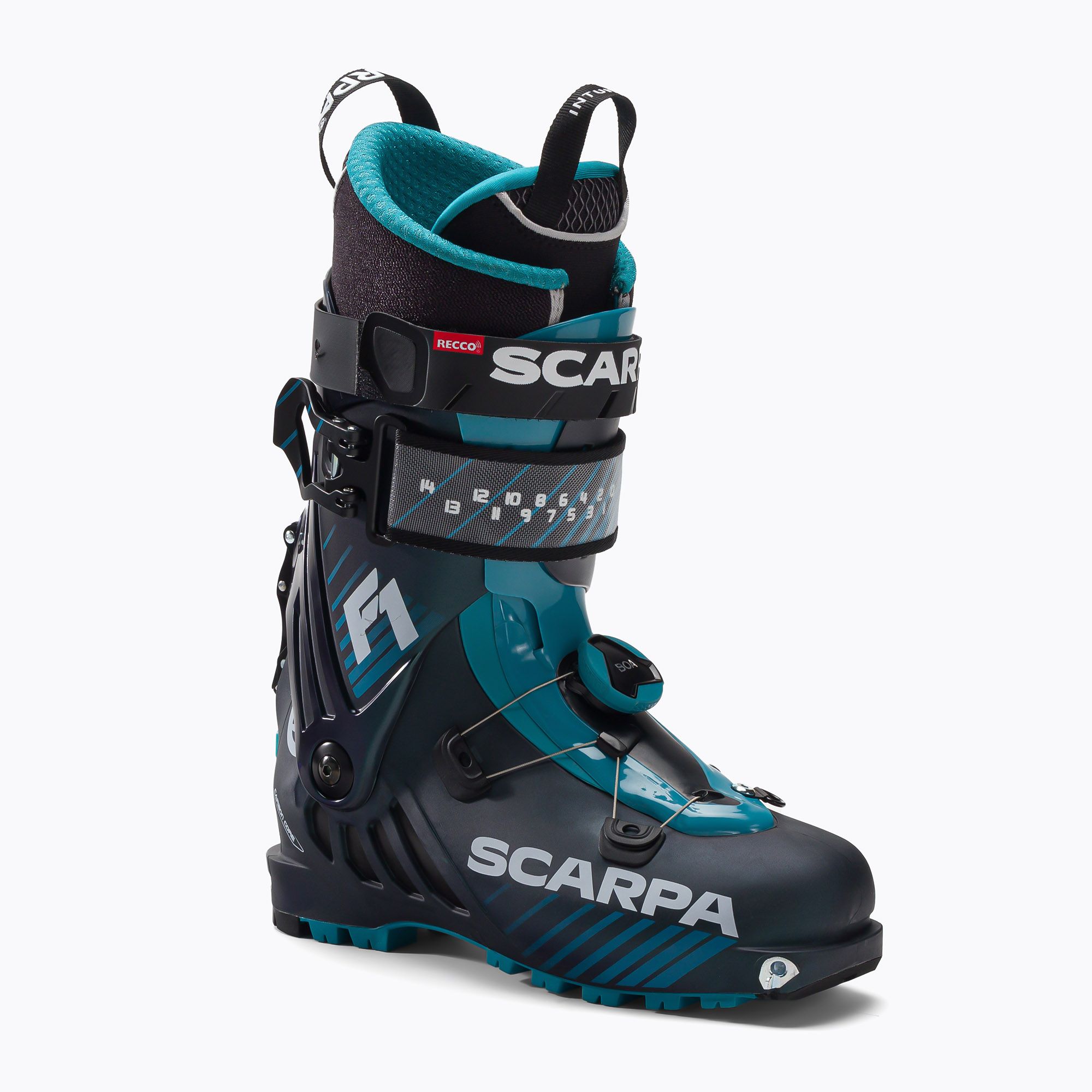 Scarpone da sci SCARPA F1 uomo antracite/ottanio (26.5 cm) (F1 12173-501/1)
