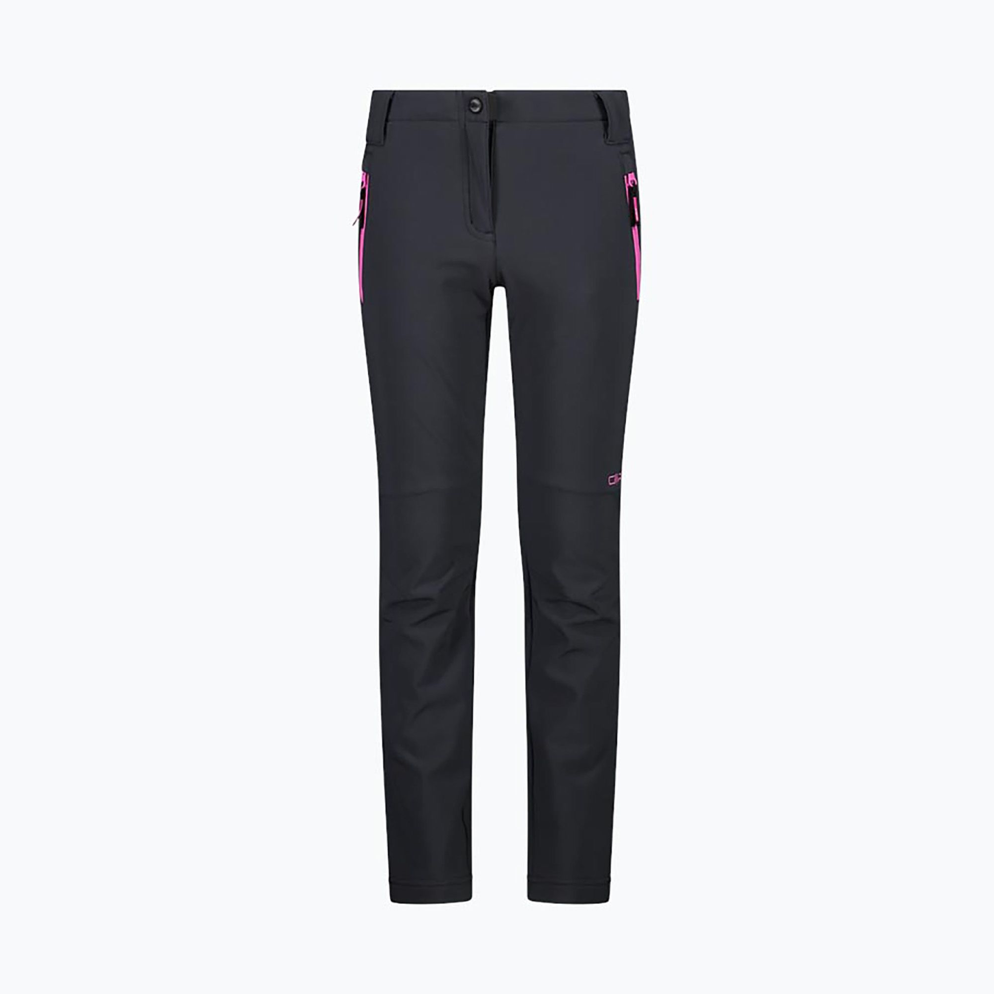 Pantaloni softshell da bambino CMP G Long grigio scuro 30A1465/00UM (164) (30A1465 G Long 30A1465/00UM)