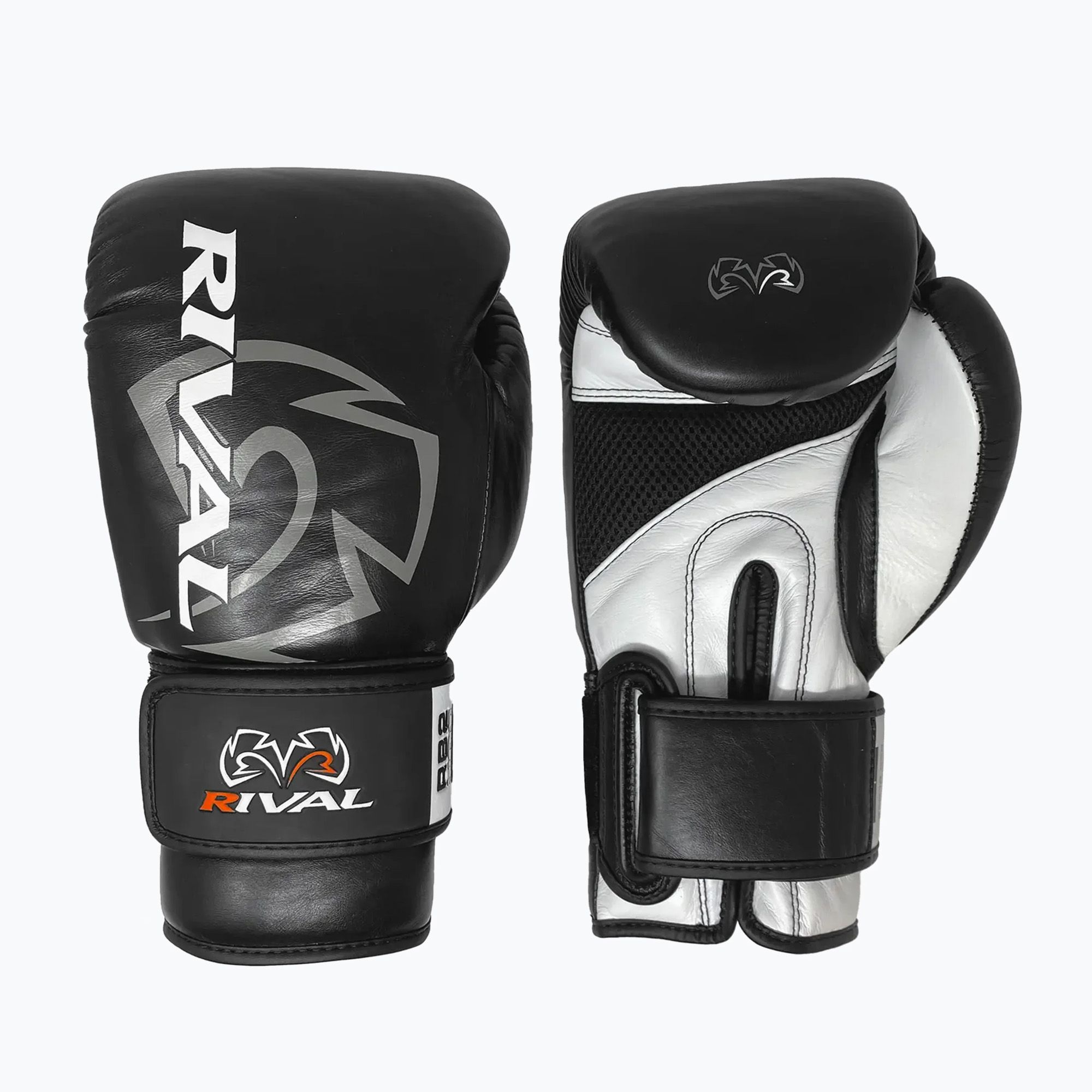RIVAL Gants De Boxe RB2 Super Bag 2.0 – Hook & Loop, Rembourrage Haute Densité – Taille M Noir