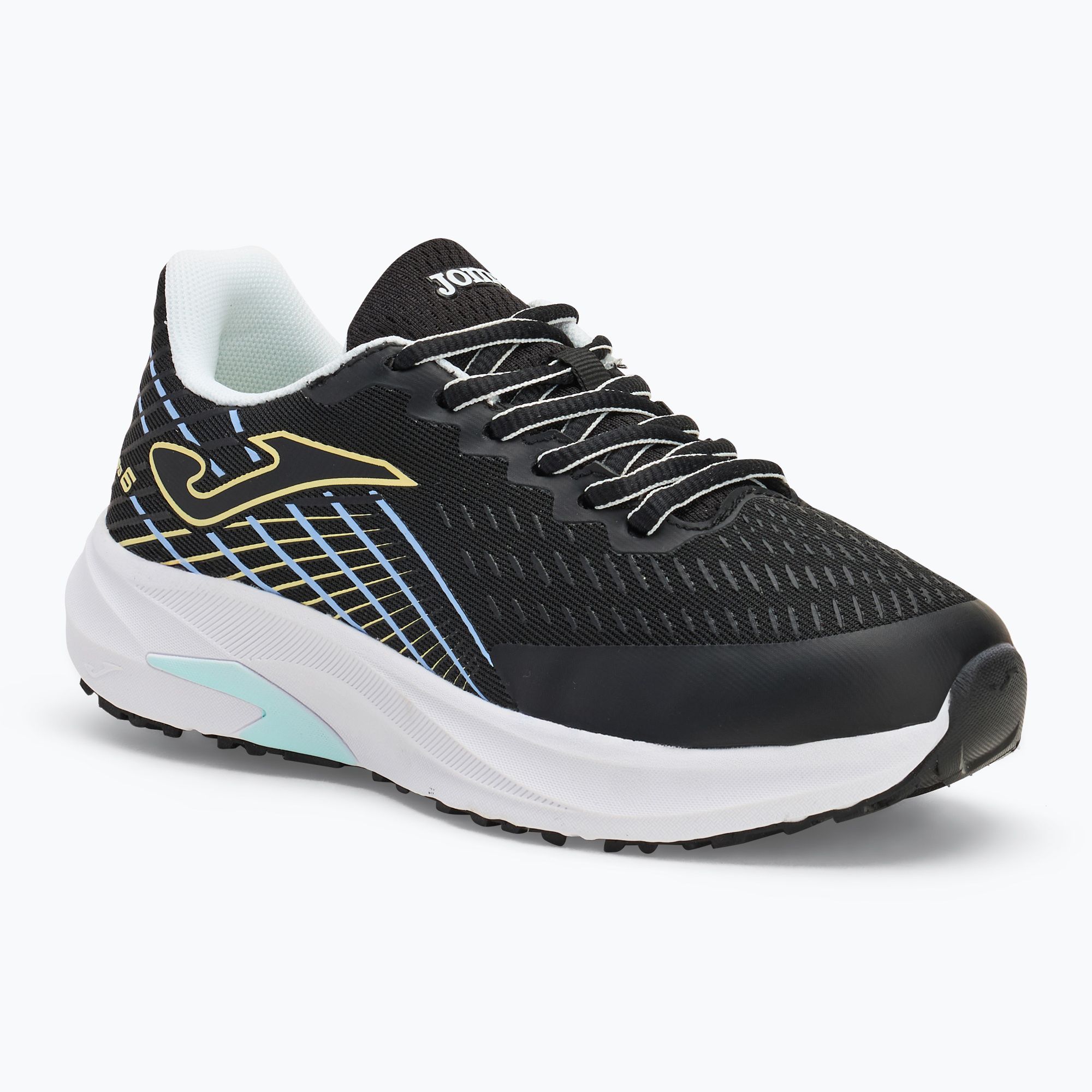 Scarpe da corsa Joma Super Cross per bambini nero/turchese