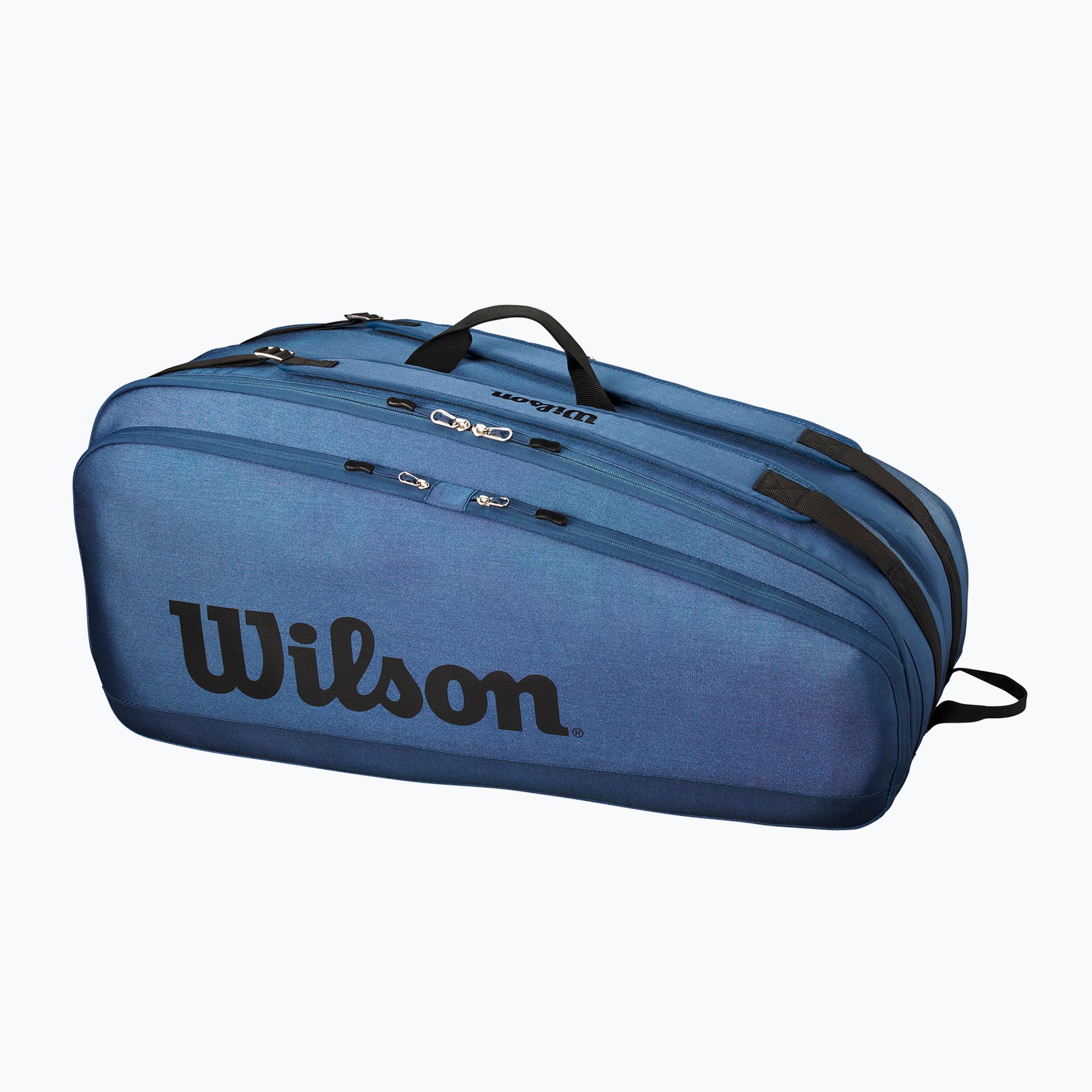 Borsa da tennis Wilson Tour Ultra 12 Pk blu WR8024001001 (71.5 x 29 x 32 cm) (Tour Ultra 12 Pk WR8024001001)