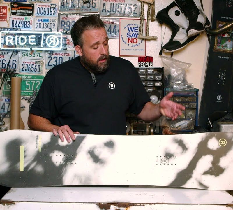 Snowboard donna RIDE Psychocandy bianco/nero/verde 12