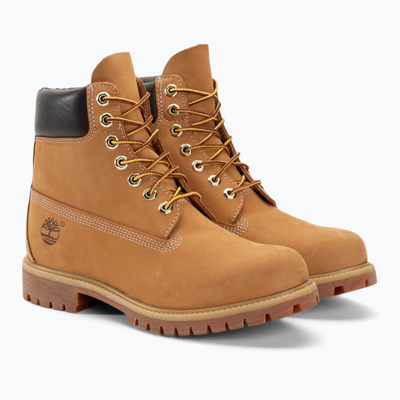 Uomo Timberland Premium 6 Inch grano nubuck stivali da trekking 4