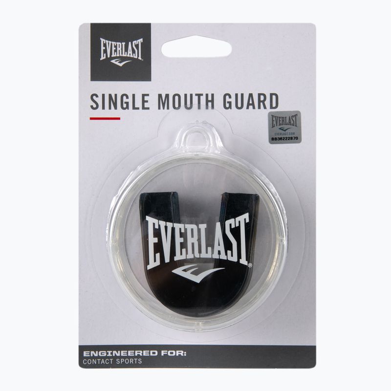 Everlast protezione mascella singola nera 4405