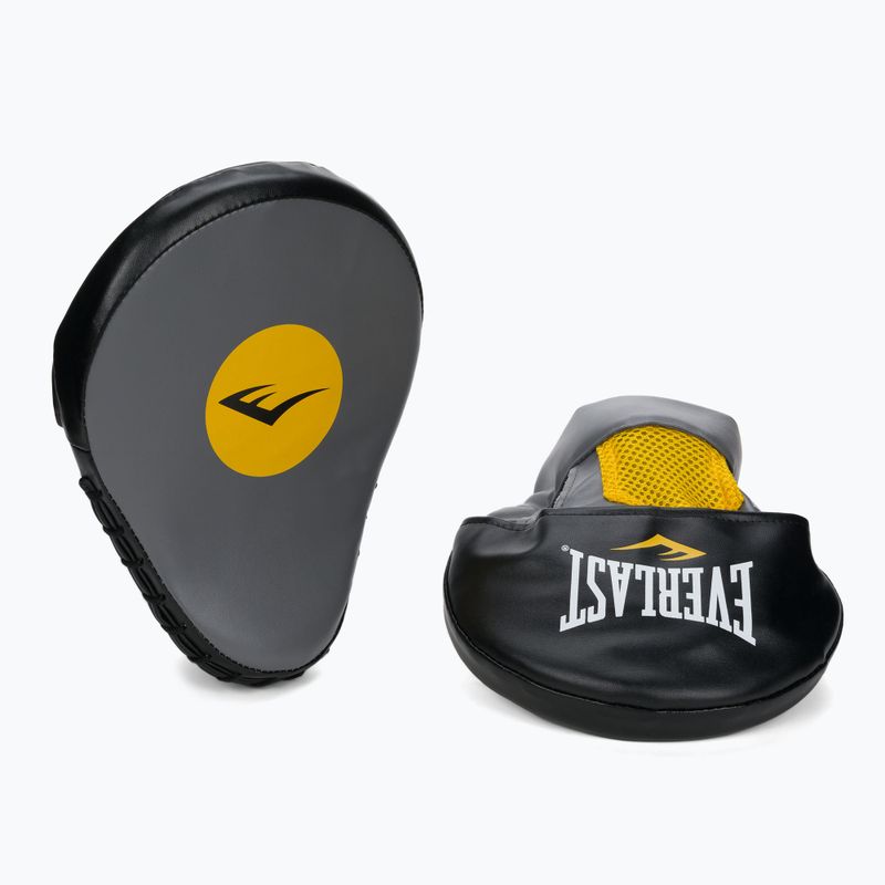 Everlast Lea Punch Mantis - dischi trainer in pelle grigia EV4910