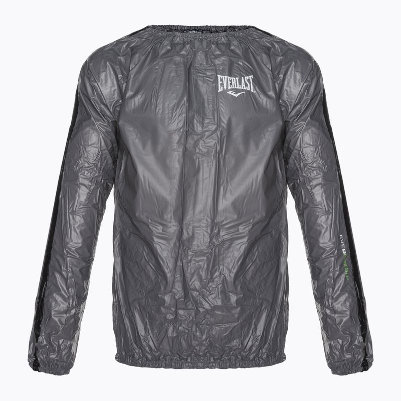 Tuta da boxe da uomo Everlast Sauna grigio/nero 2