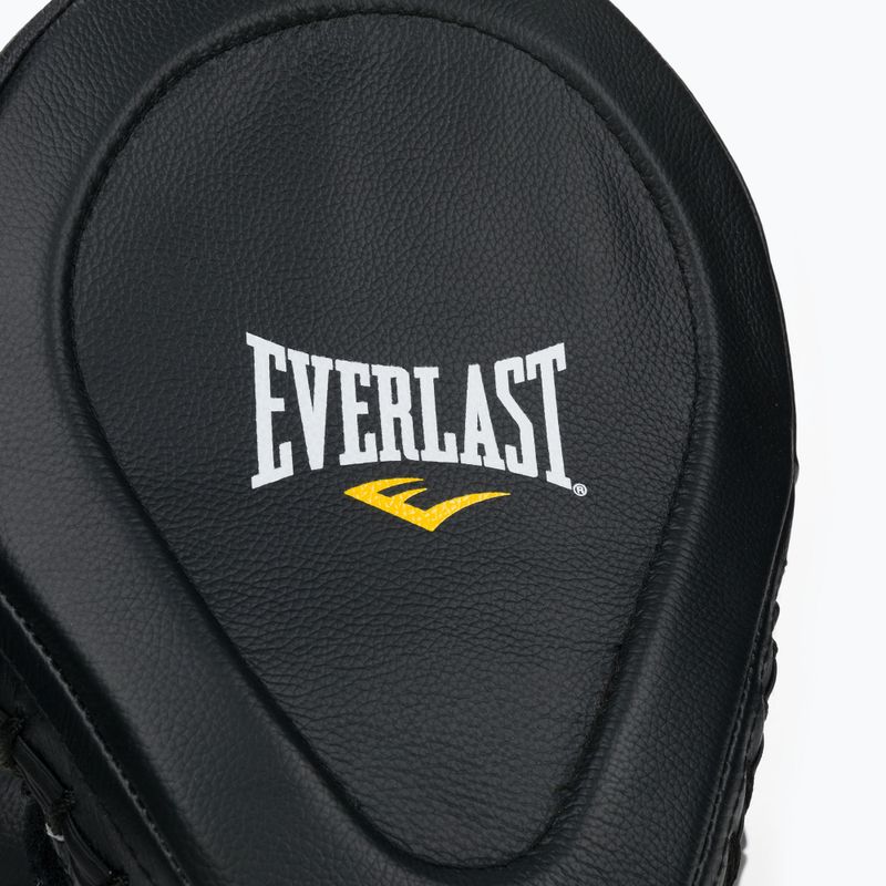 Everlast Elite Leamantis MIT pelle allenatore scudi nero EV4731 4