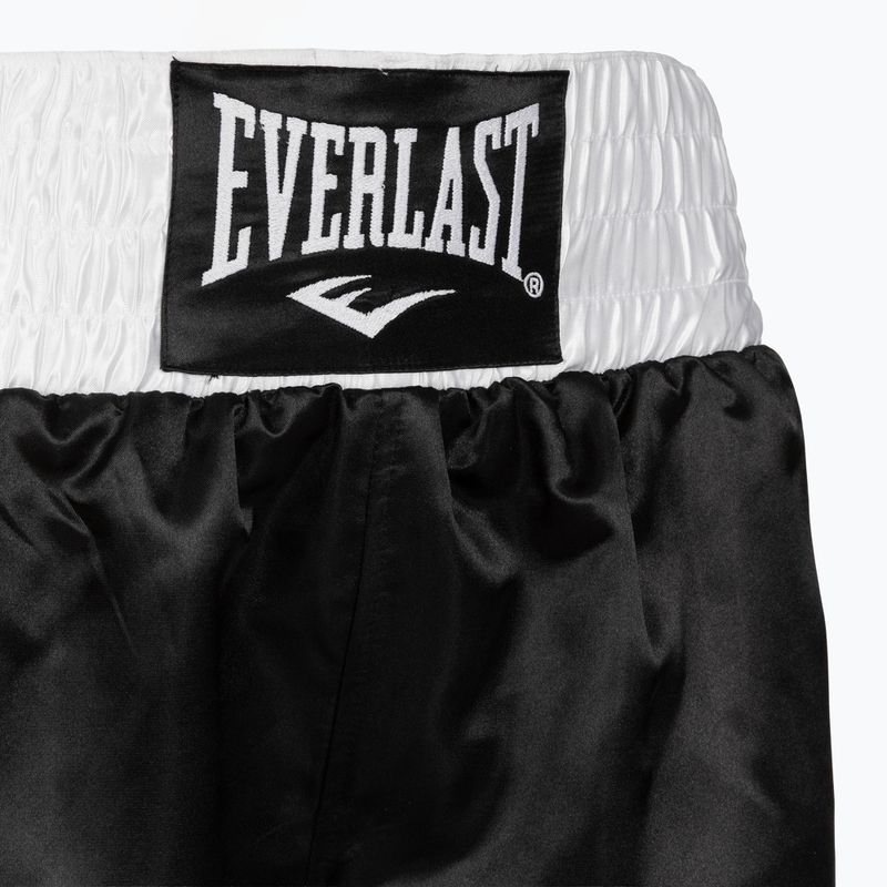 Pantaloncini da allenamento da uomo Everlast Trunks Pro nero/bianco 3