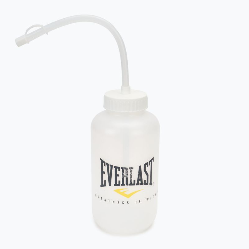 Bidon con cannuccia Everlast EV1980 bianco