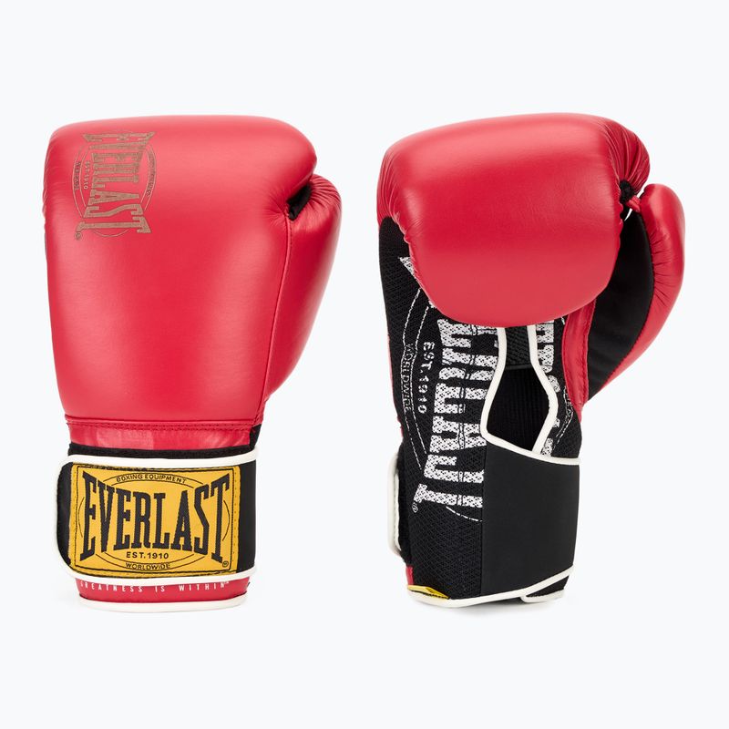 Guantoni da boxe Everlast 1910 Classic rosso 3