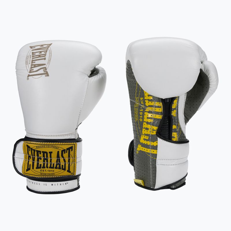 Guantoni da boxe Everlast 1910 Classic Pro bianco EV1910 3