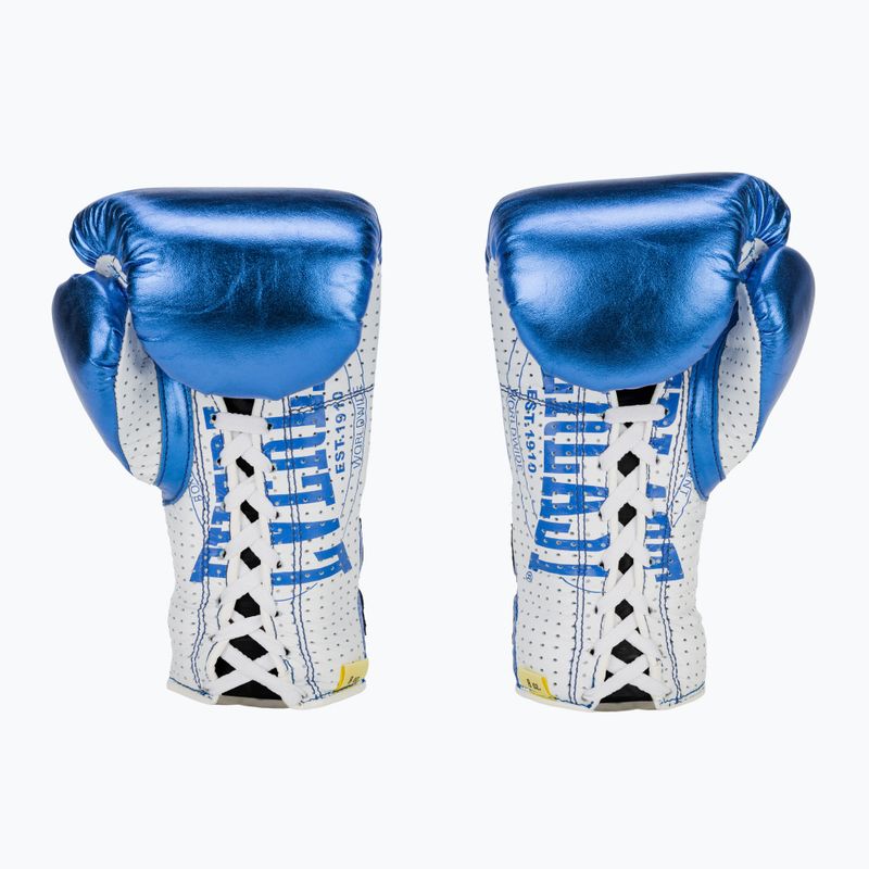 Everlast Fight Guantoni da boxe in pelle blu 3