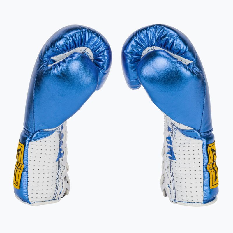 Everlast Fight Guantoni da boxe in pelle blu 4