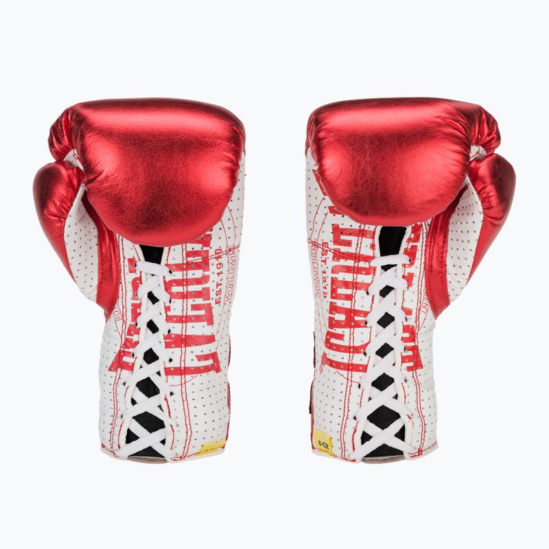 Everlast Fight Guantoni da boxe in pelle rossi 3