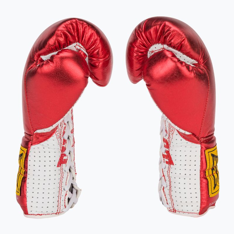 Everlast Fight Guantoni da boxe in pelle rossi 4