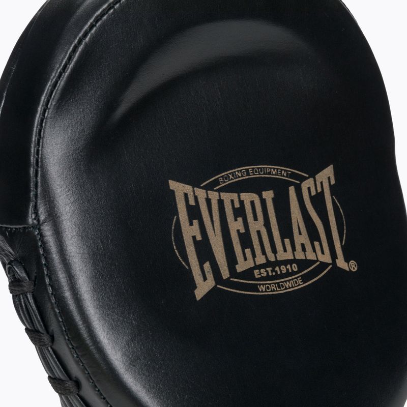 Everlast 1910 Pro Mantis Mitts dischi da allenamento bianchi e neri EV4800 4