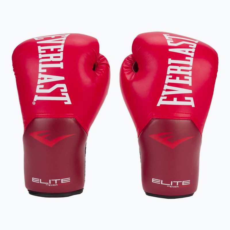 Everlast Pro Style Elite 2 guantoni da boxe rossi EV2500