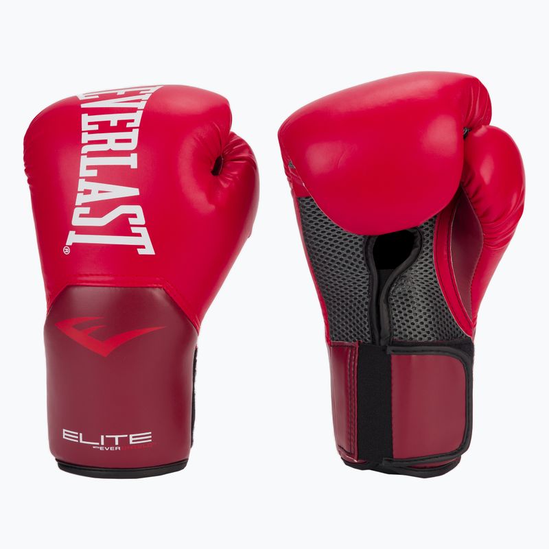 Everlast Pro Style Elite 2 guantoni da boxe rossi EV2500 3